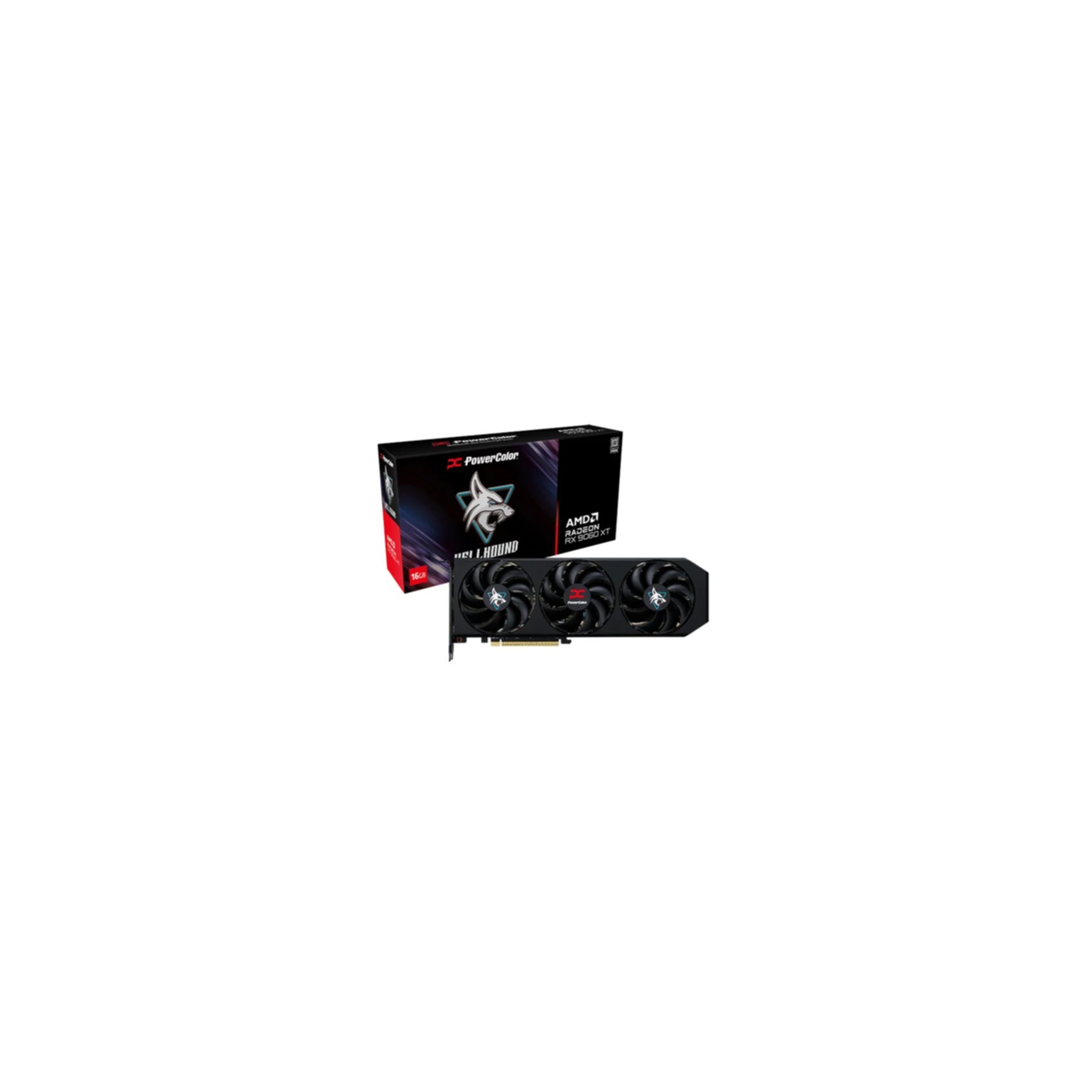 VGA PowerColor Radeon Hellhound RX 9060 XT 16GB OC GDDR6 VGA PowerColor Radeon Hellhound RX 9060 XT 16GB OC GDDR6