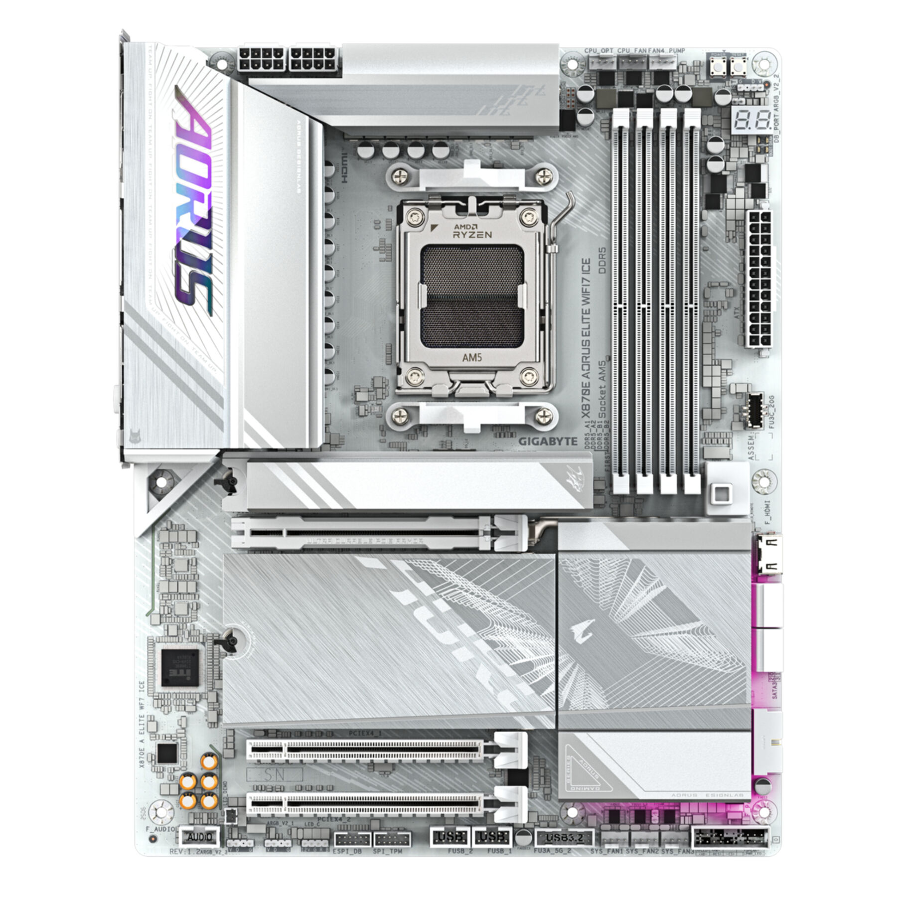 Gigabyte GA-X870E A ELITE WIFI7 ICE (AM5) (D) Gigabyte GA-X870E A ELITE WIFI7 ICE (AM5) (D)