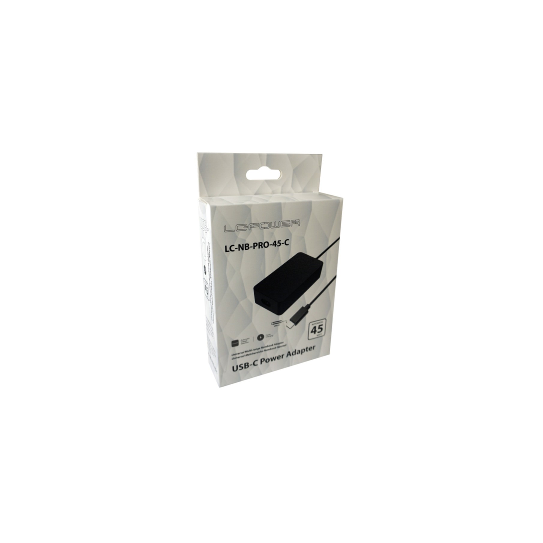 Netzteil LC-Power Notebook Netzteil USB-C 45 Watt LC-NB-PRO-45-C