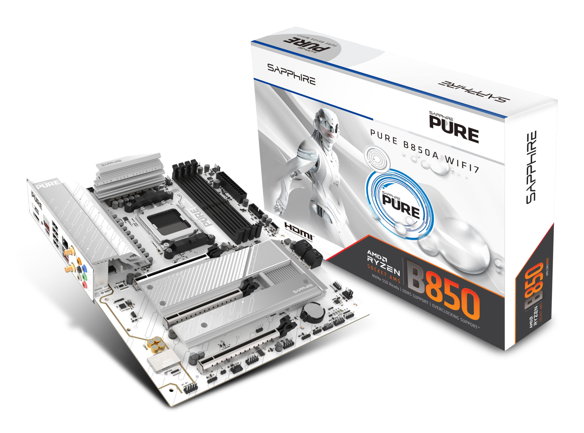 Sapphire PURE B850A WIFI7 (AM5) (D) Sapphire PURE B850A WIFI7 (AM5) (D)