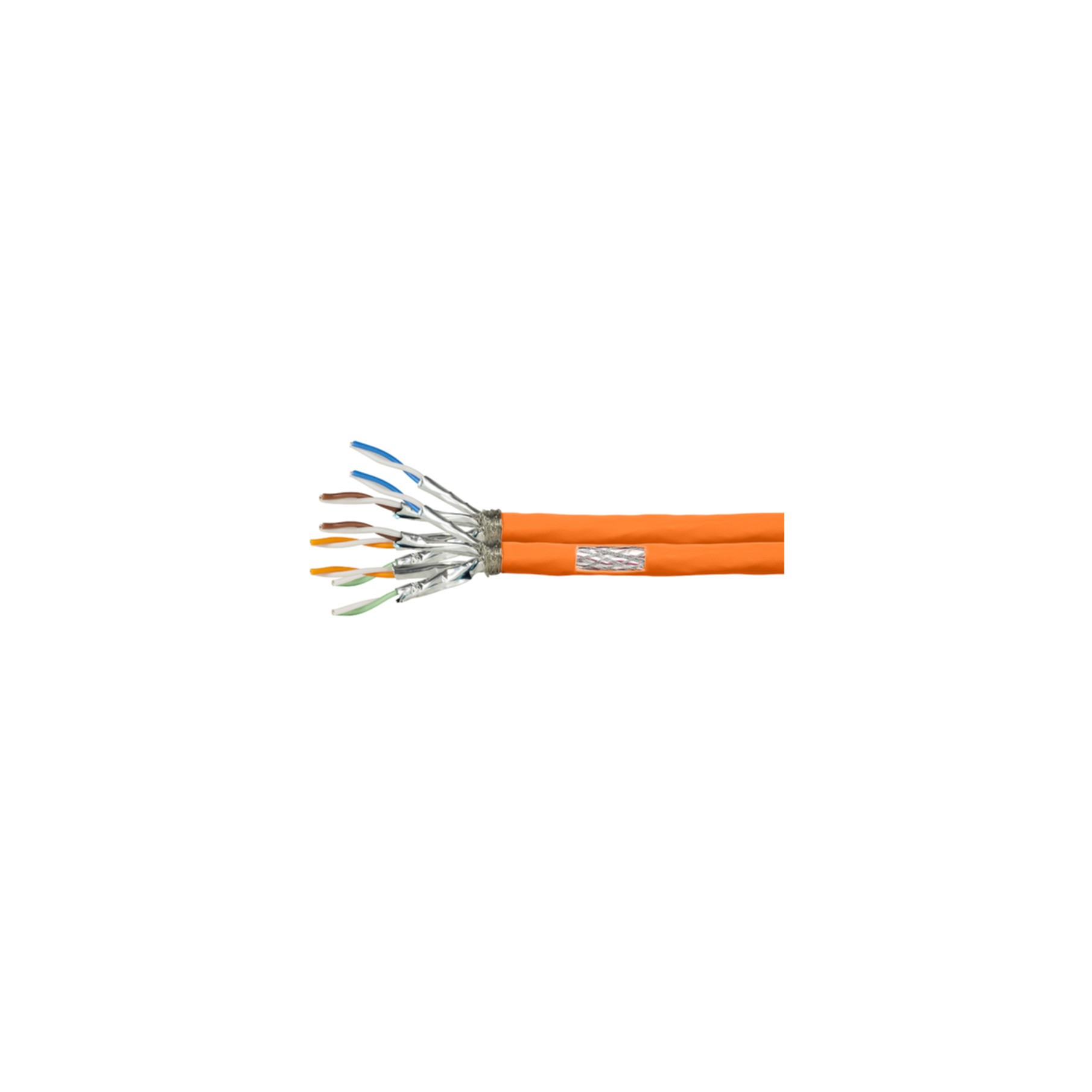 Kabel LogiLink Verlegekabel duplex PrimeLine Cat.7 orange 50m CPV0065 Kabel LogiLink Verlegekabel duplex PrimeLine Cat.7 orange 50m CPV0065