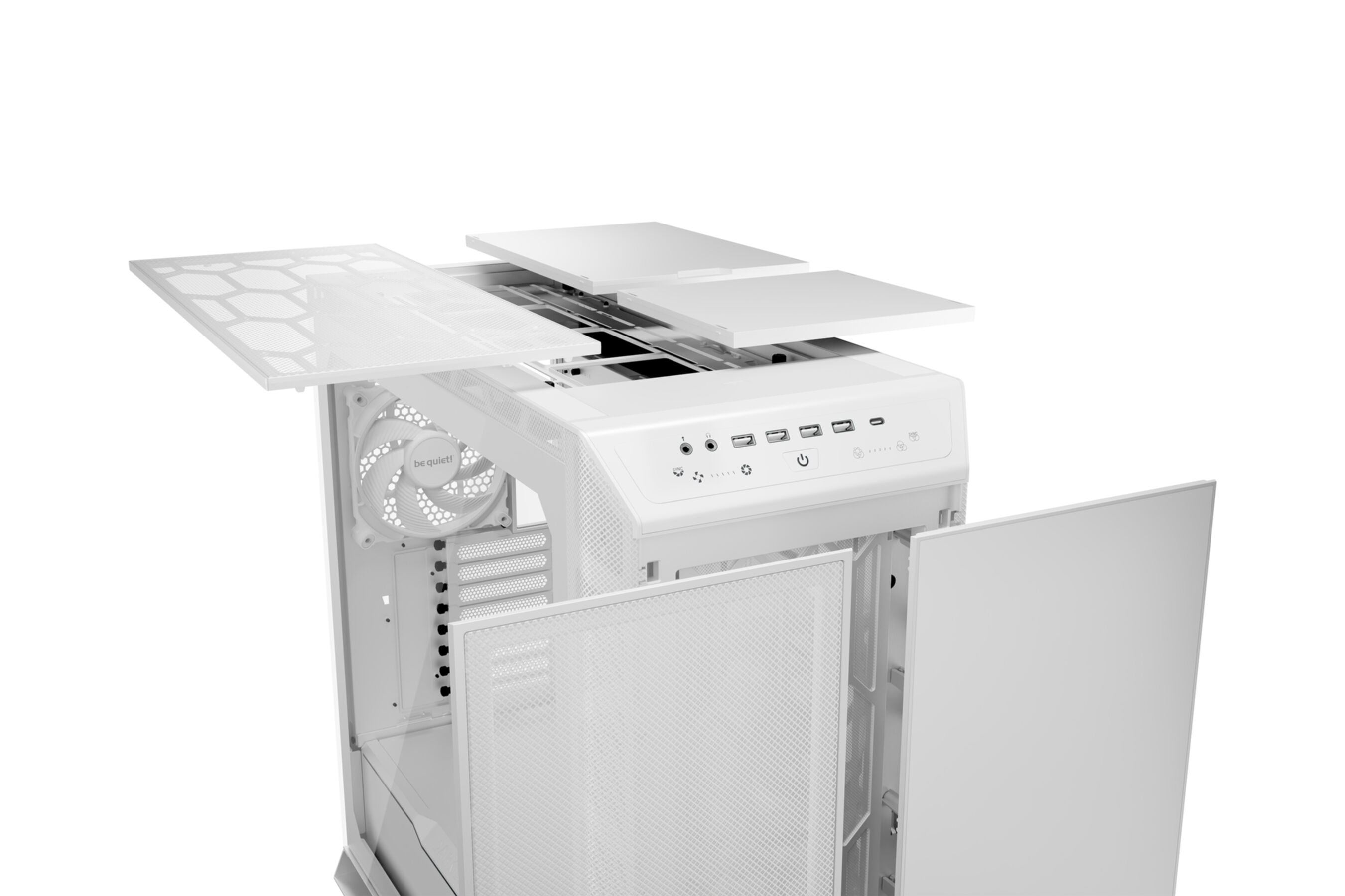 PC- Gehäuse BeQuiet Dark Base Pro 901 - weiss PC- Gehäuse BeQuiet Dark Base Pro 901 - weiss