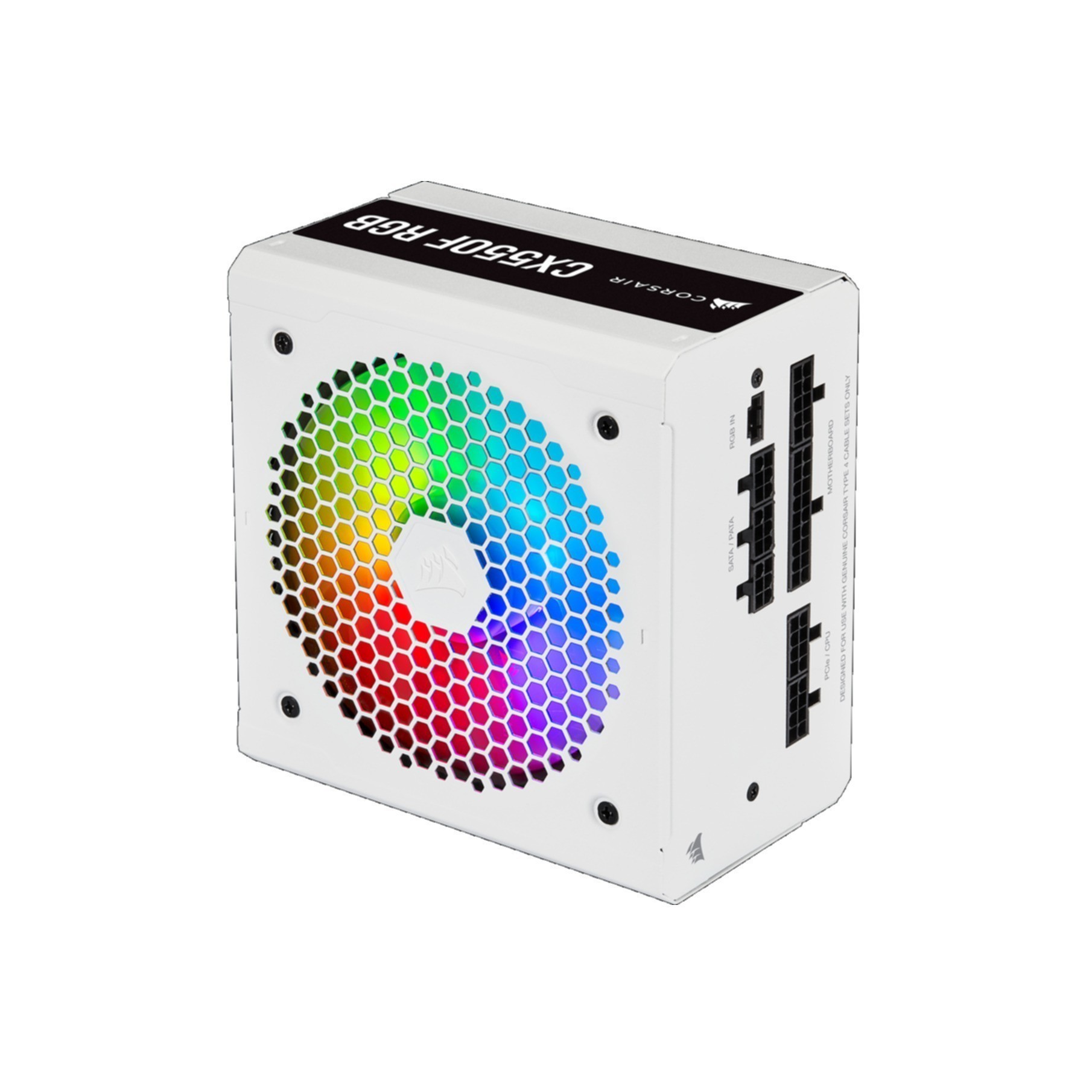 PC- Netzteil Corsair CX550F RGB Weiß (CP-9020225-EU)