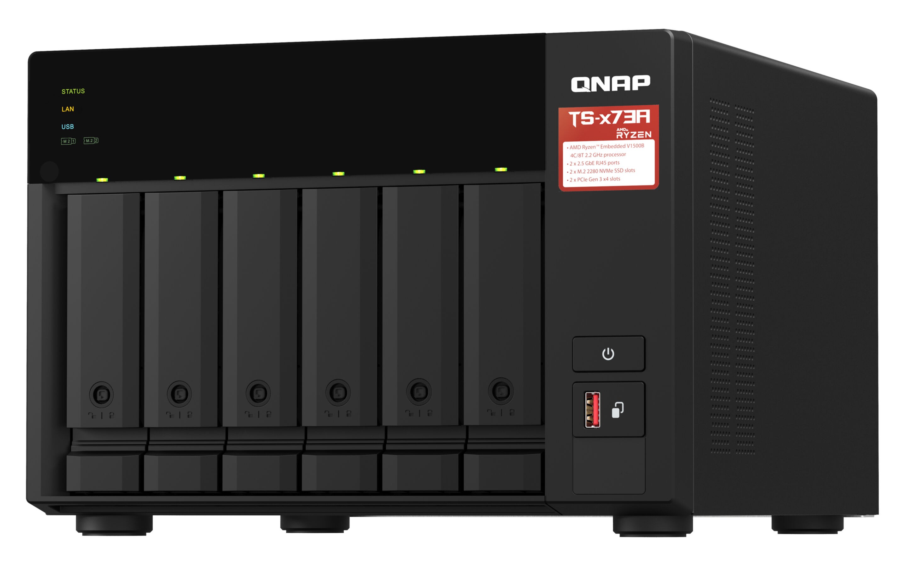 NAS Server QNAP TS-673A-SW5T NAS Server QNAP TS-673A-SW5T