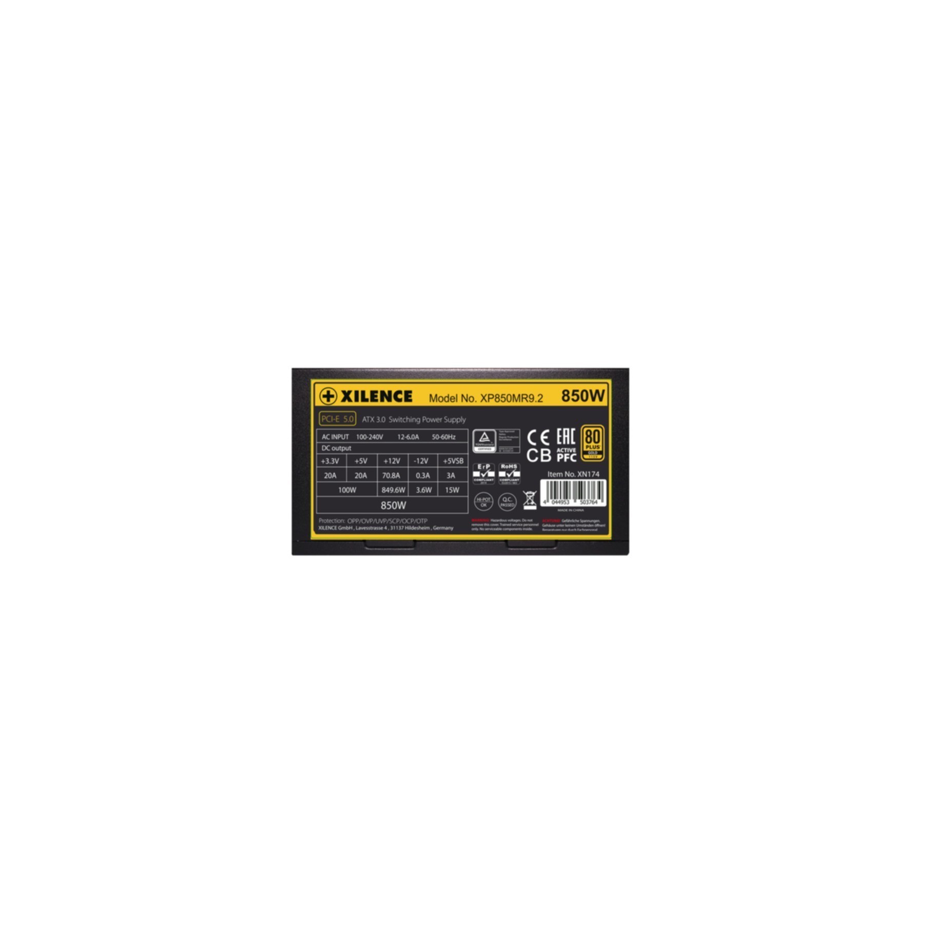 Xilence PerformanceX+ XP850MR9.2 850W ATX3.0 XN174