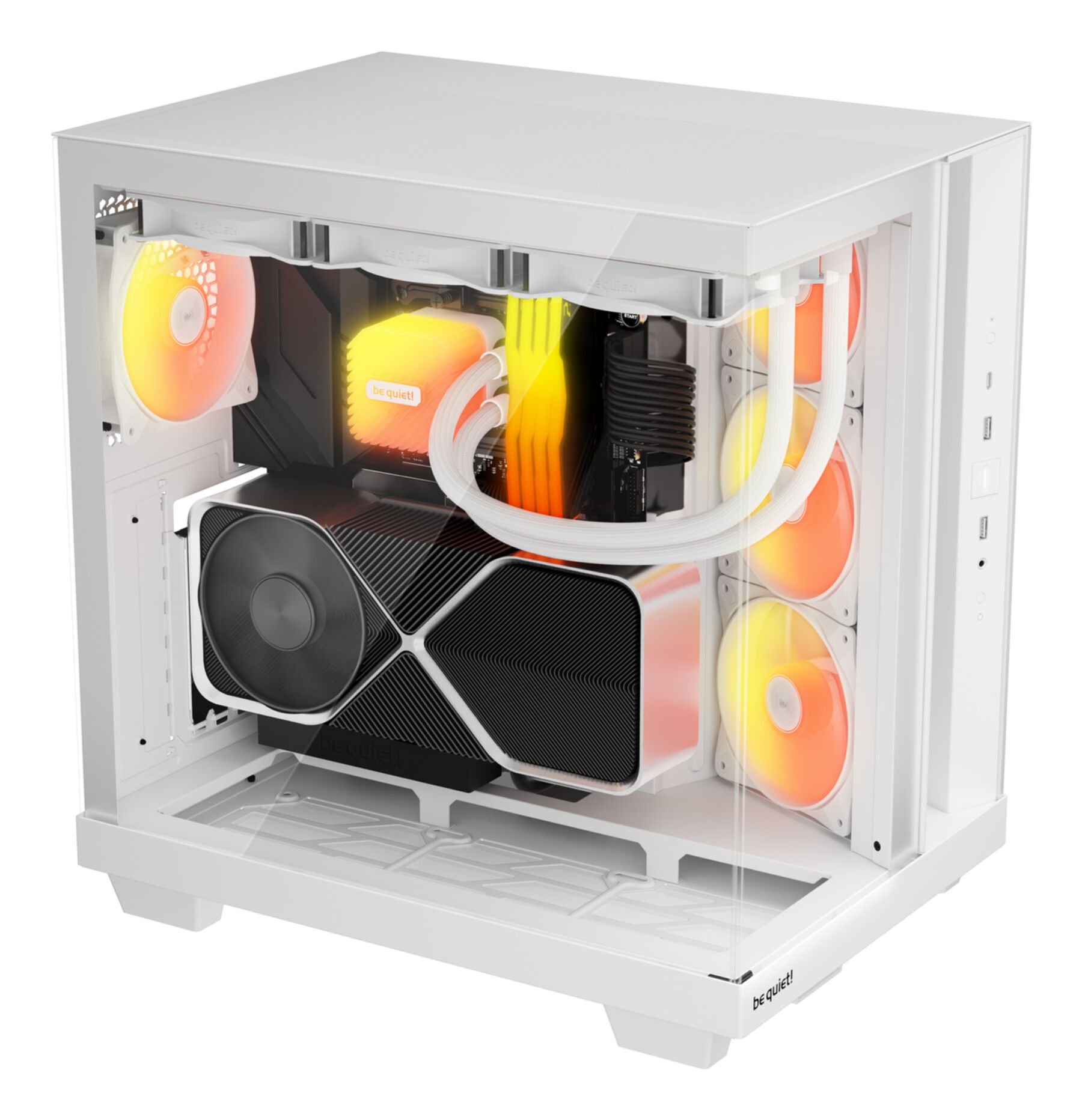 PC- Gehäuse BeQuiet Light Base 500 LX weiß
