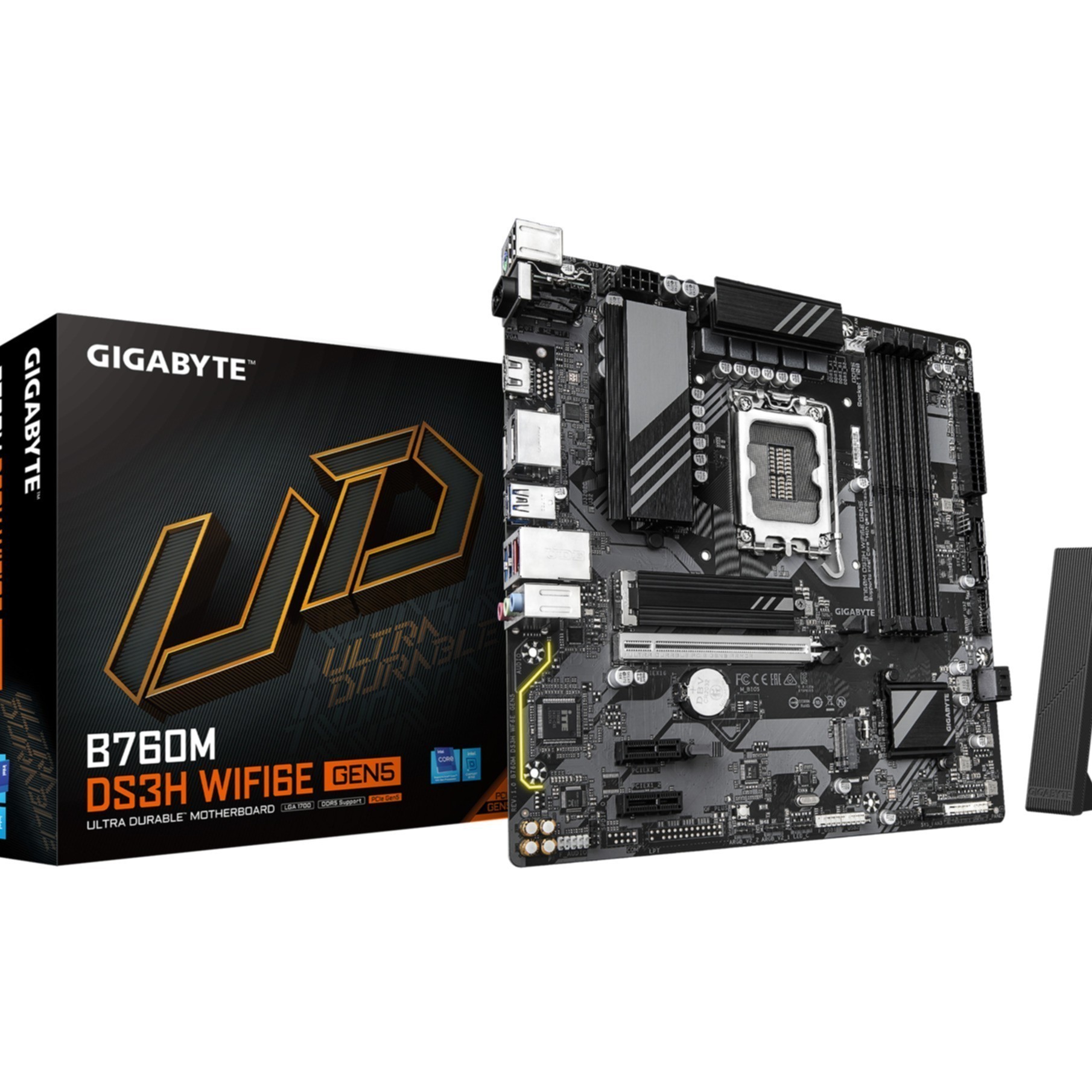 Gigabyte GA-B760M DS3H WF6E GEN5 (1700) (D) Gigabyte GA-B760M DS3H WF6E GEN5 (1700) (D)