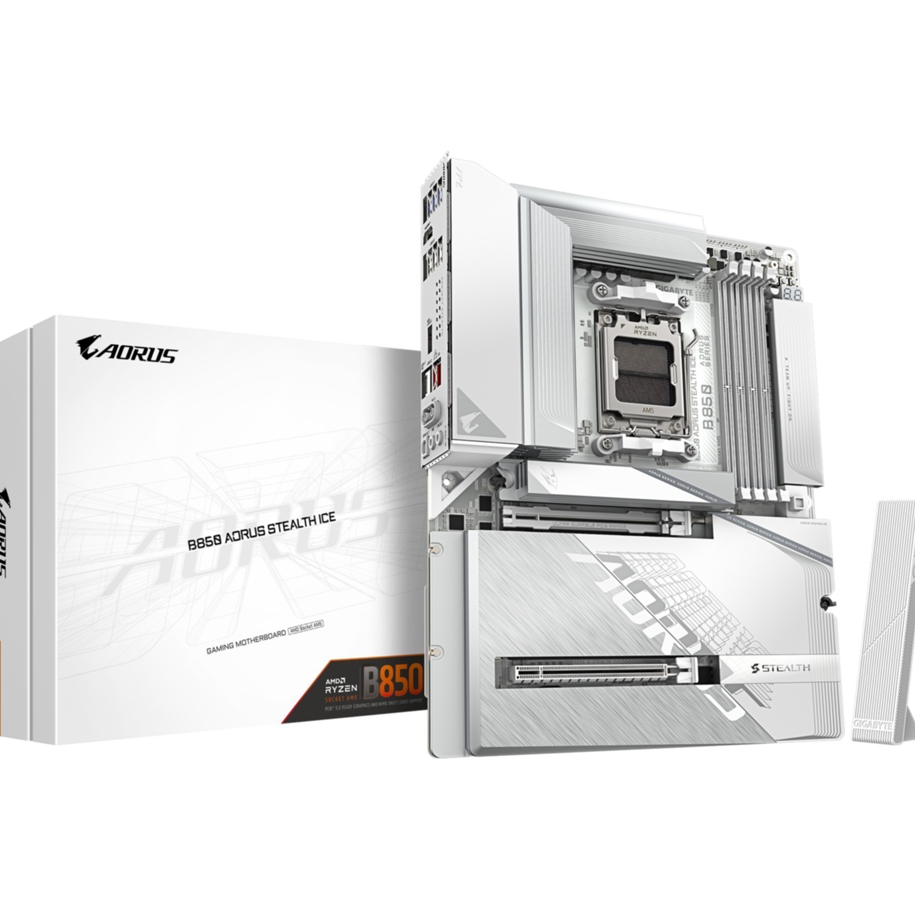 Gigabyte GA-B850 A STEALTH ICE (AM5) (D) Gigabyte GA-B850 A STEALTH ICE (AM5) (D)