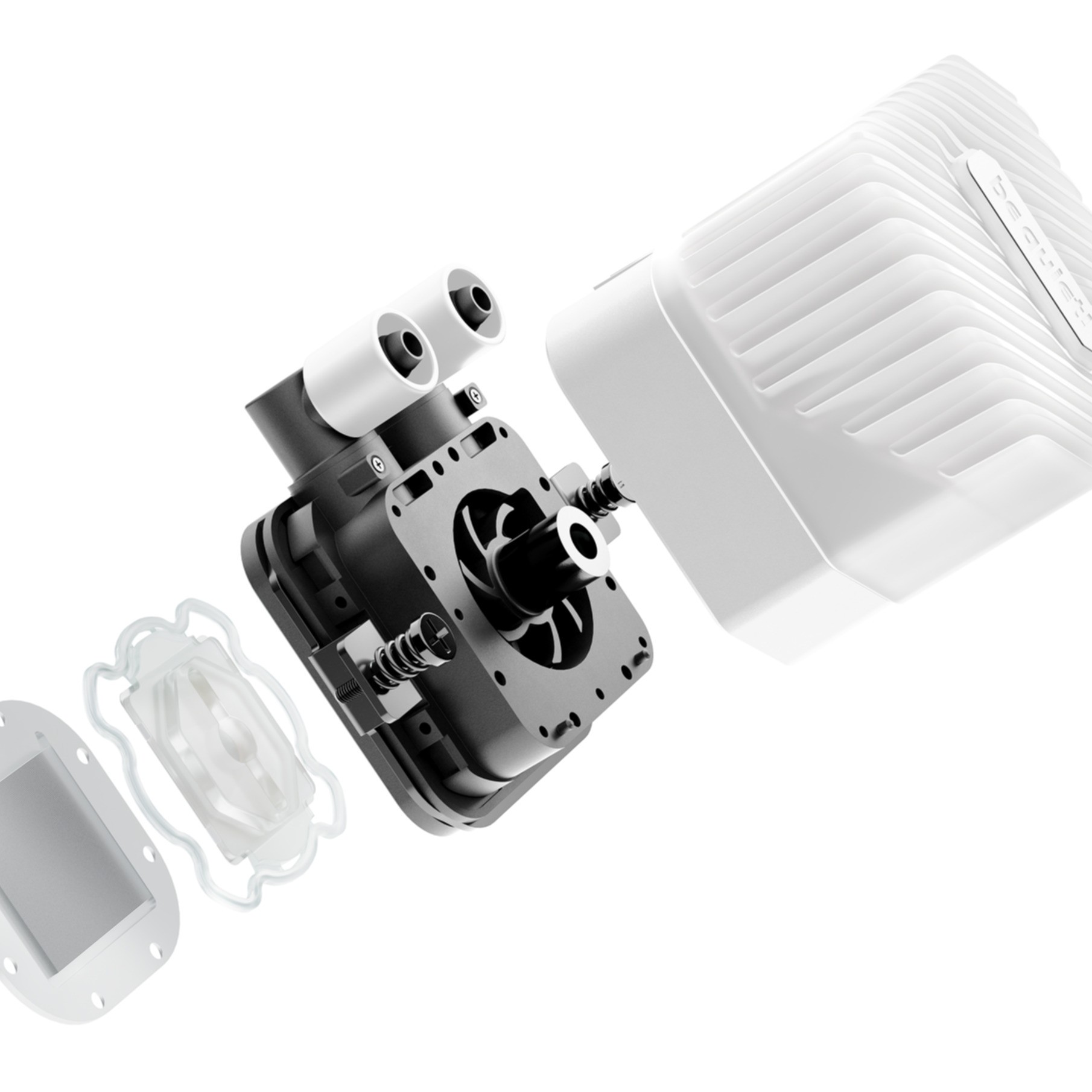 Cooler Be Quiet! Light Loop - Prozessor - Wasserkühlung - 240mm White (BW021)