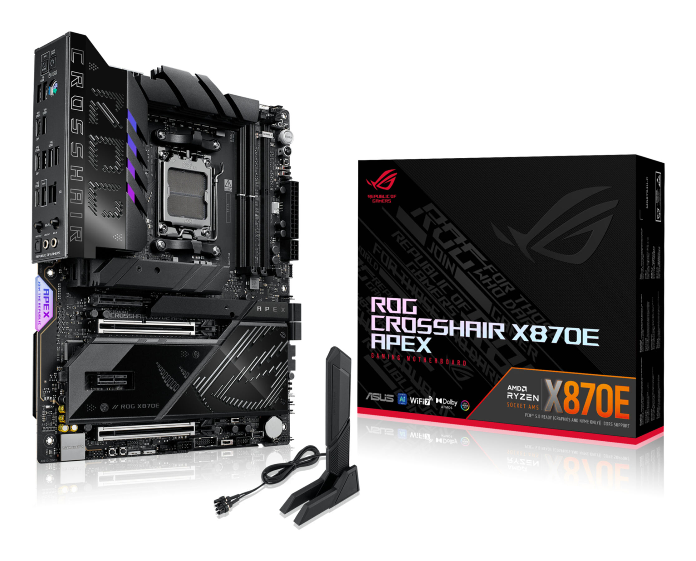 ASUS ROG CROSSHAIR X870E APEX (AM5) (D) ASUS ROG CROSSHAIR X870E APEX (AM5) (D)