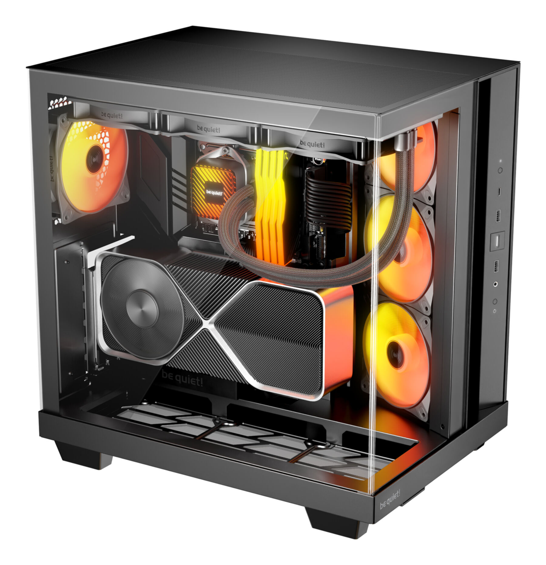 PC- Gehäuse BeQuiet Light Base 500 LX schwarz