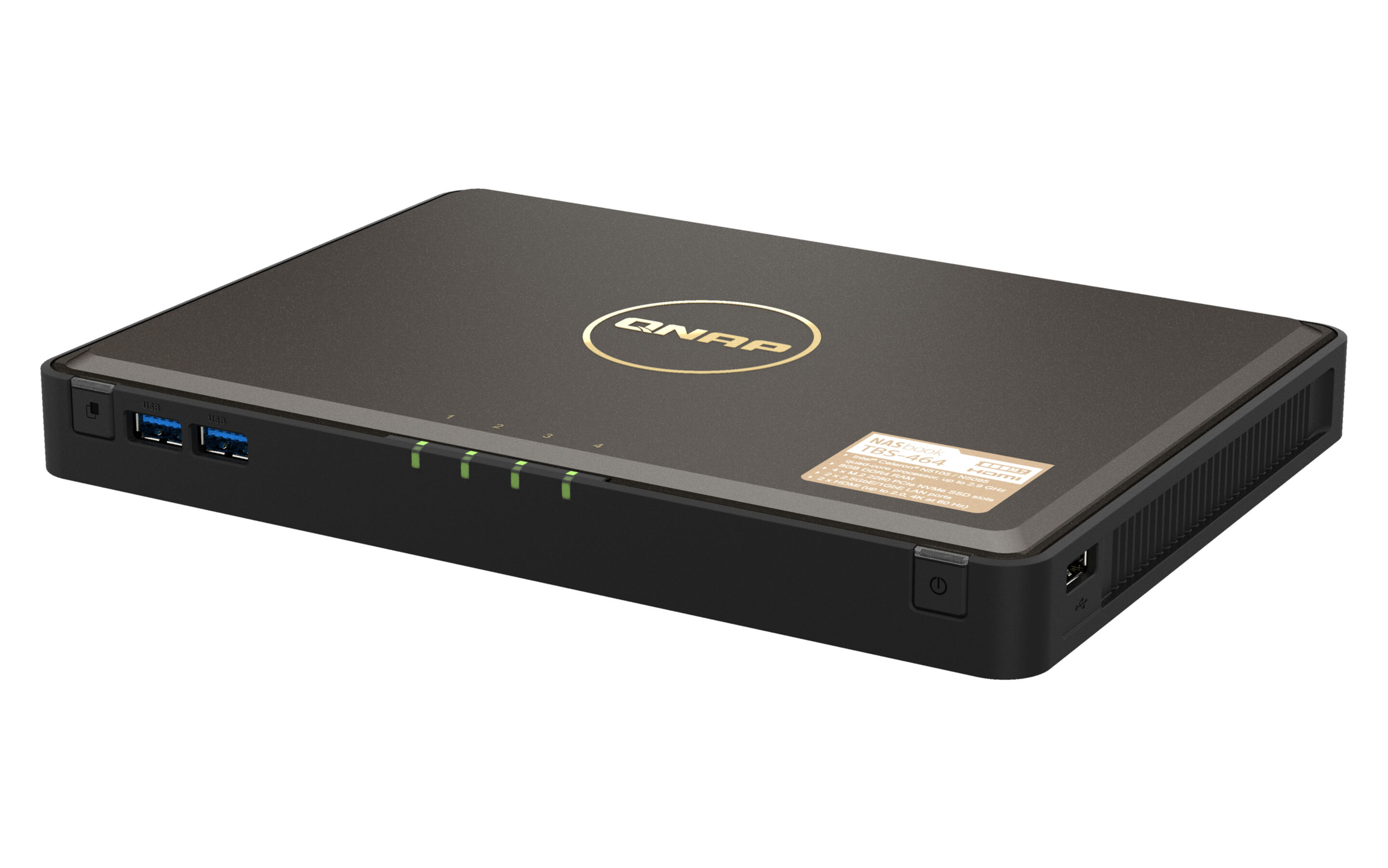 NAS Server QNAP TBS-464-8G 4-Bay NASbook NAS Server QNAP TBS-464-8G 4-Bay NASbook