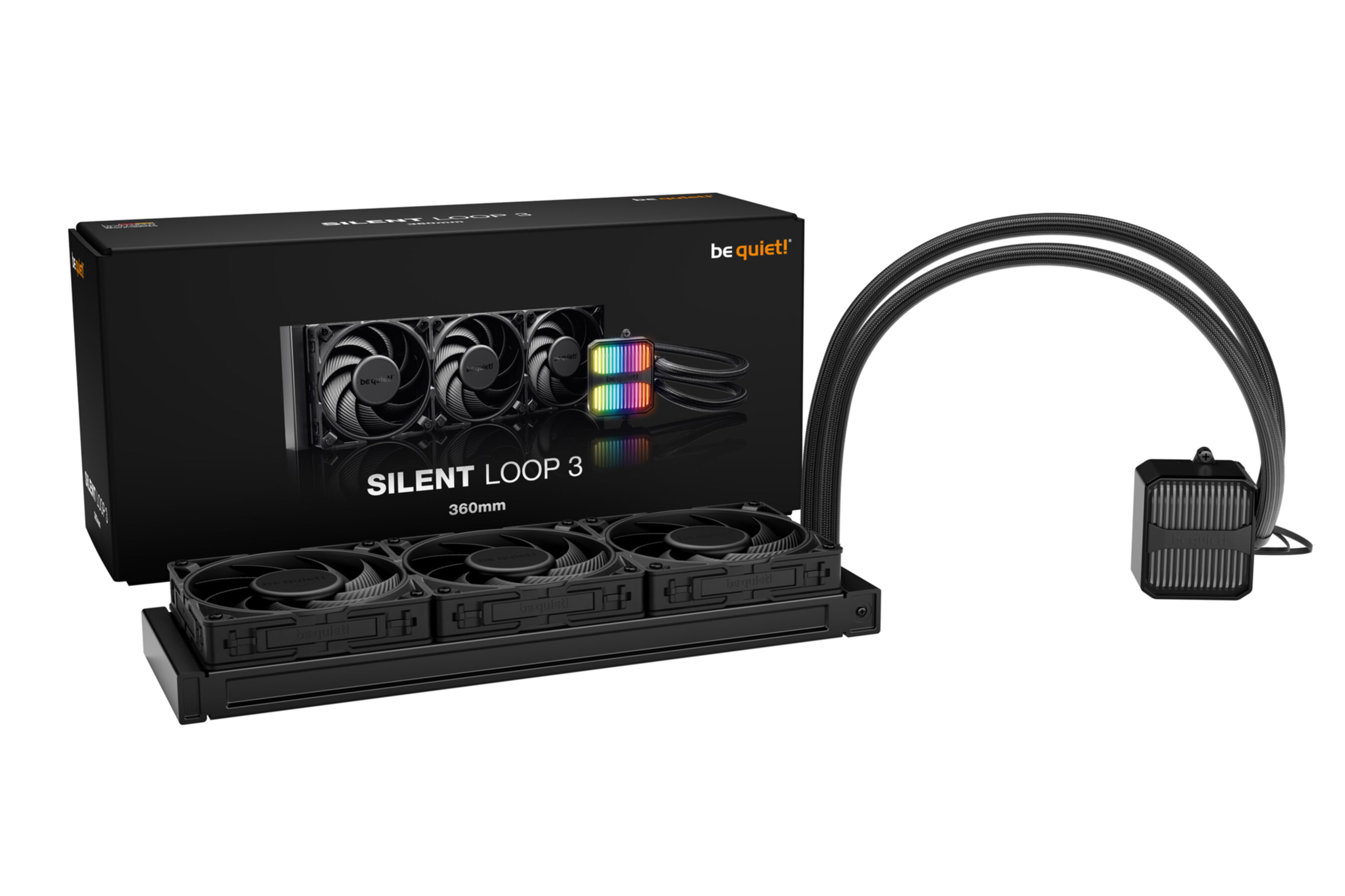 Cooler Be Quiet Silent Loop 3 Wasserkühlung 360mm BW025 Cooler Be Quiet Silent Loop 3 Wasserkühlung 360mm BW025