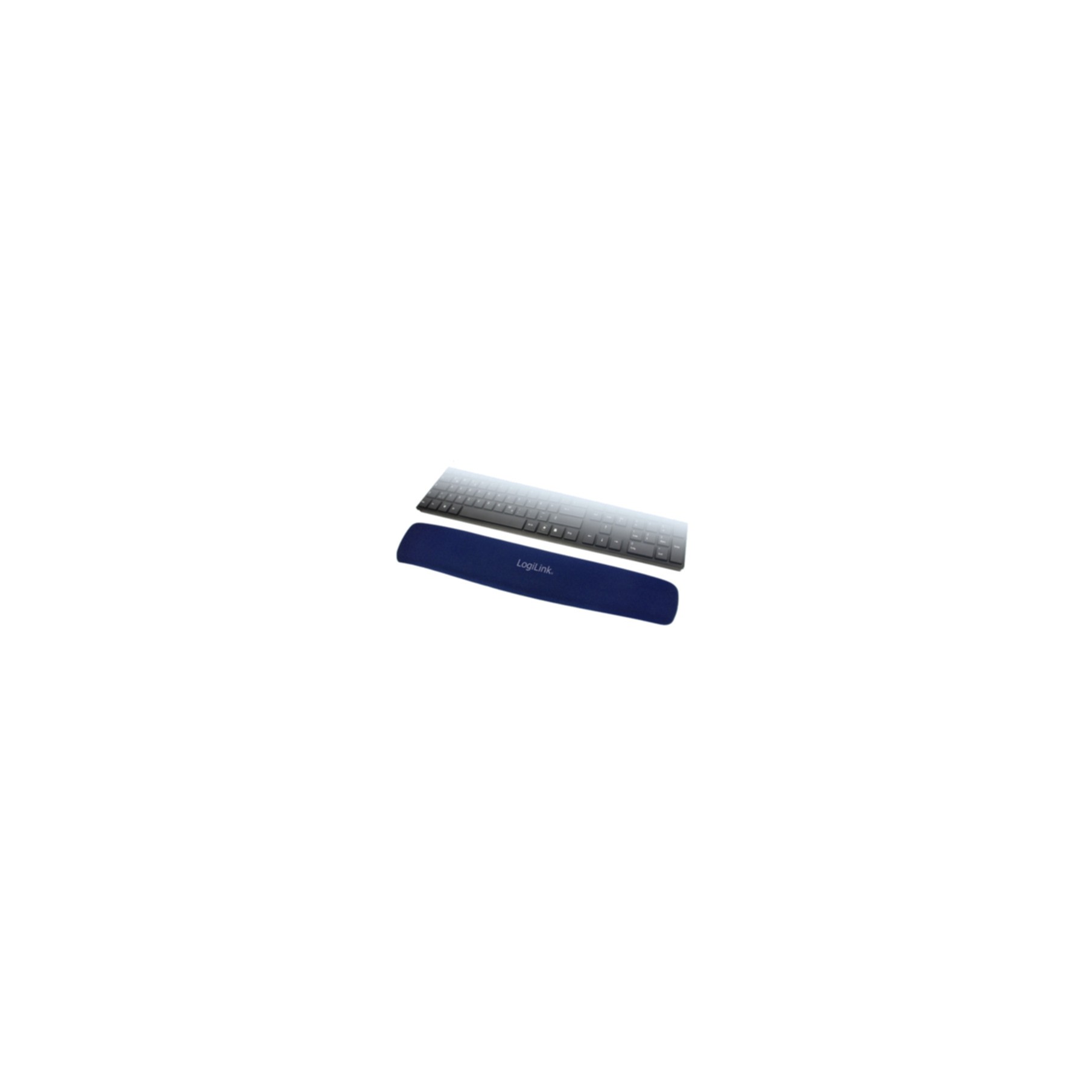 LogiLink Tastatur Gel Handballenauflage, blau ID0045 LogiLink Tastatur Gel Handballenauflage, blau ID0045
