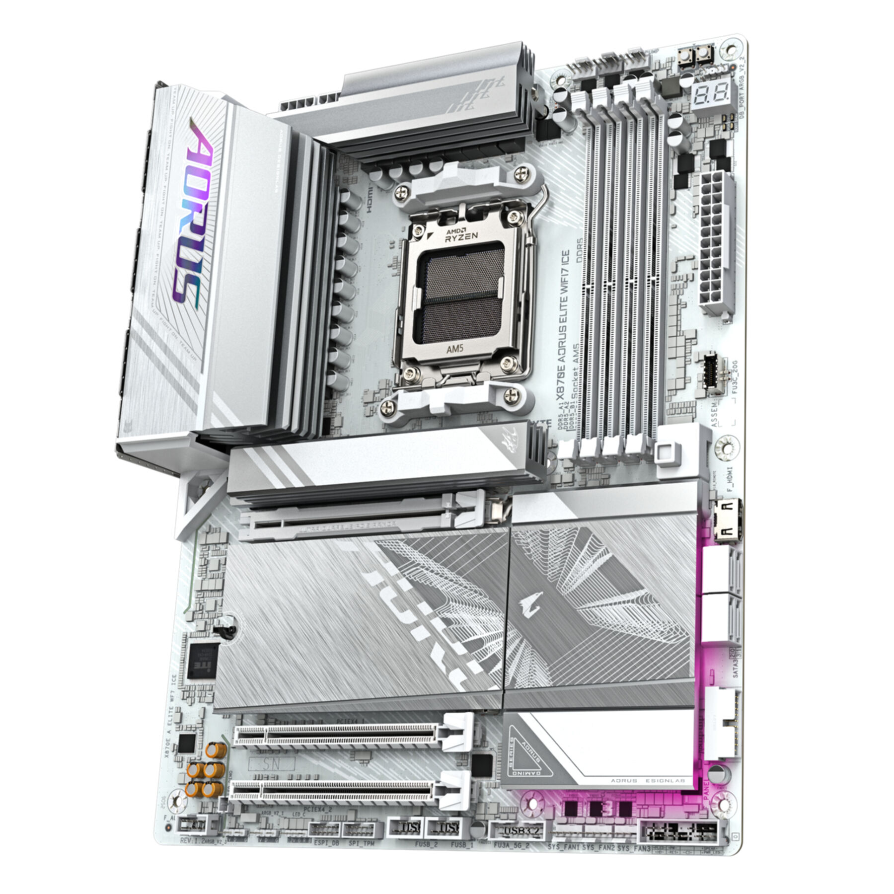 Gigabyte GA-X870E A ELITE WIFI7 ICE (AM5) (D) Gigabyte GA-X870E A ELITE WIFI7 ICE (AM5) (D)