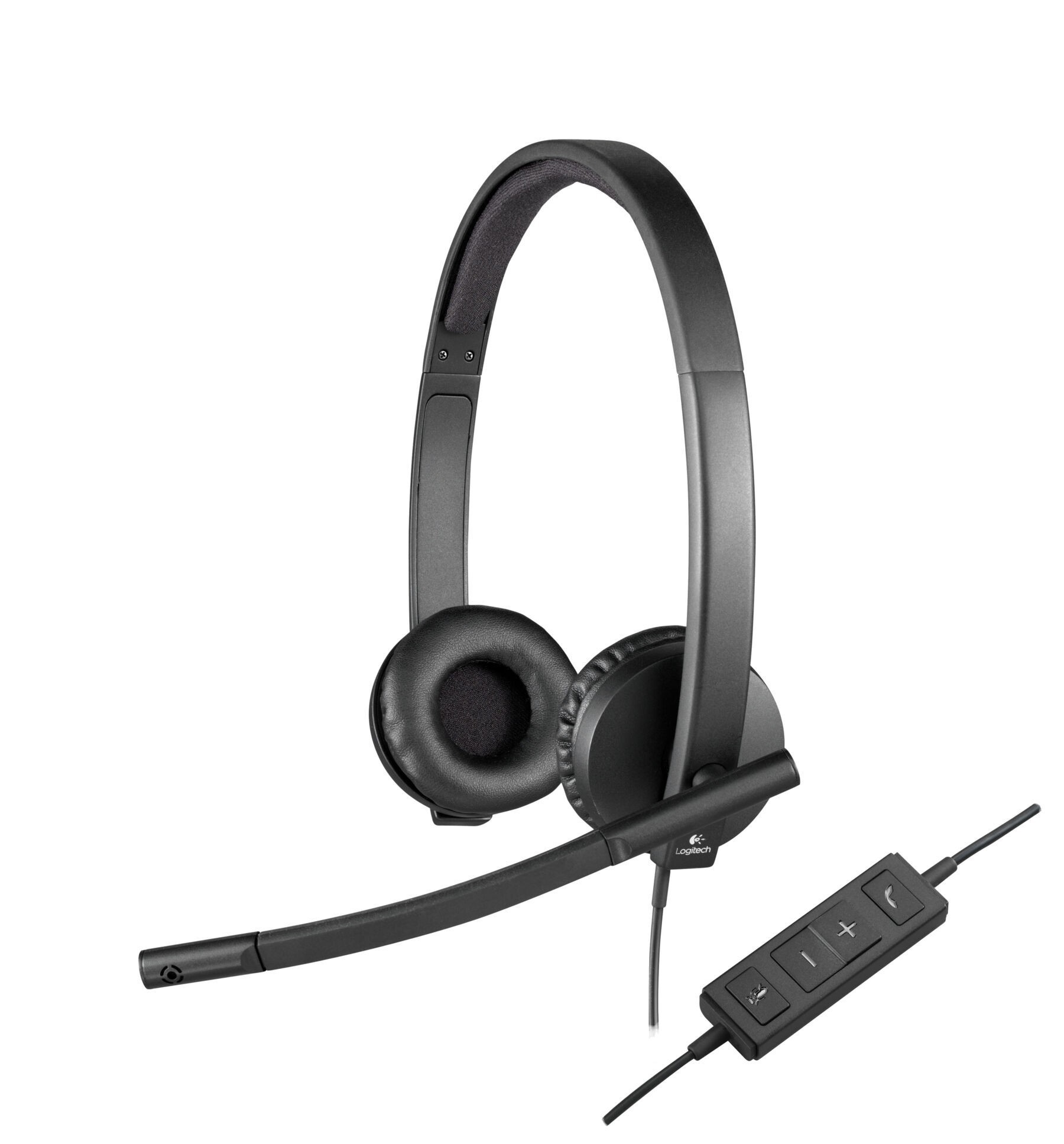 Headset Logitech H570e wired black (981-000575)