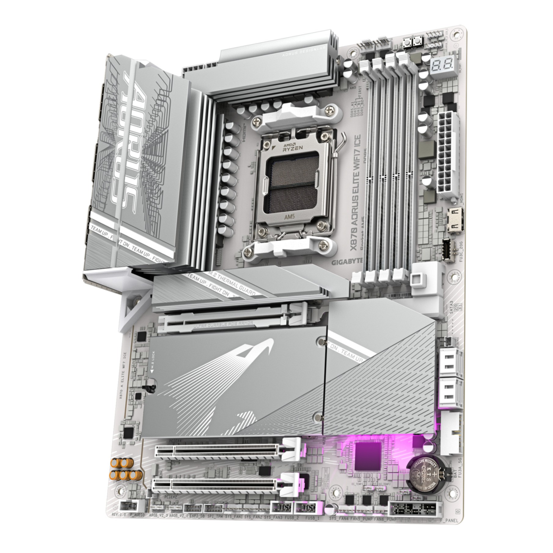Gigabyte GA-X870 AORUS ELITE WF7 ICE (AM5) (D) Gigabyte GA-X870 AORUS ELITE WF7 ICE (AM5) (D)
