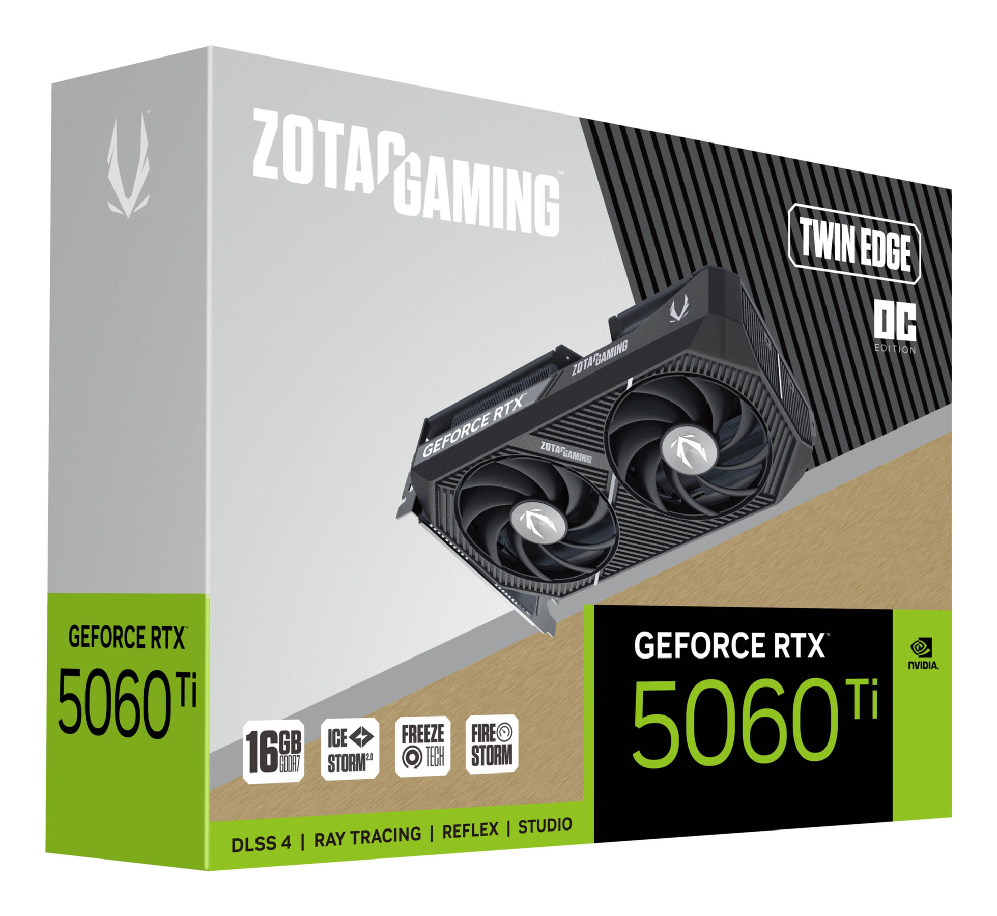 VGA ZOTAC GeForce® RTX 5060 TI 16GB Twin Edge OC