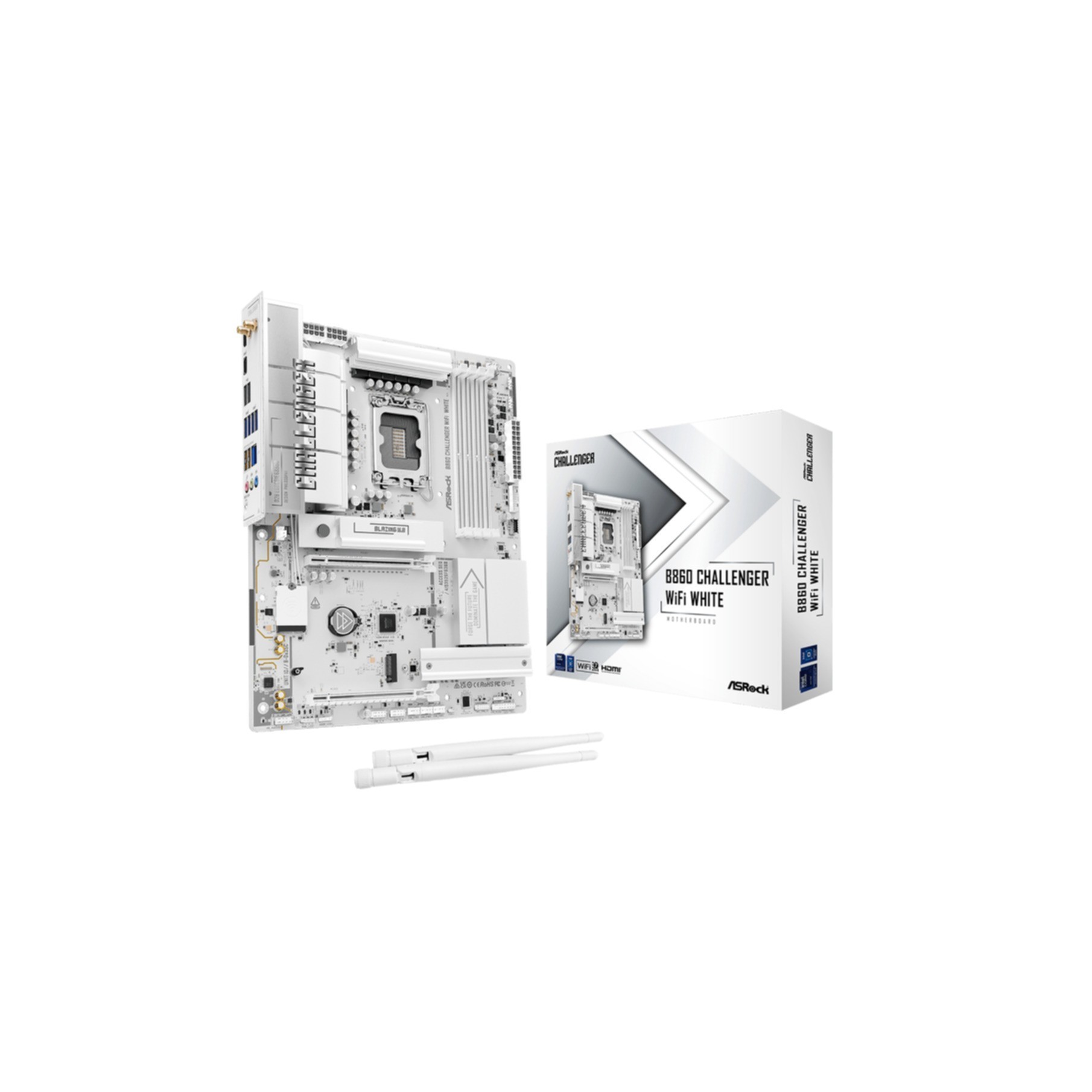 ASROCK B860 Challenger WIFI White (1851) (D) ASROCK B860 Challenger WIFI White (1851) (D)