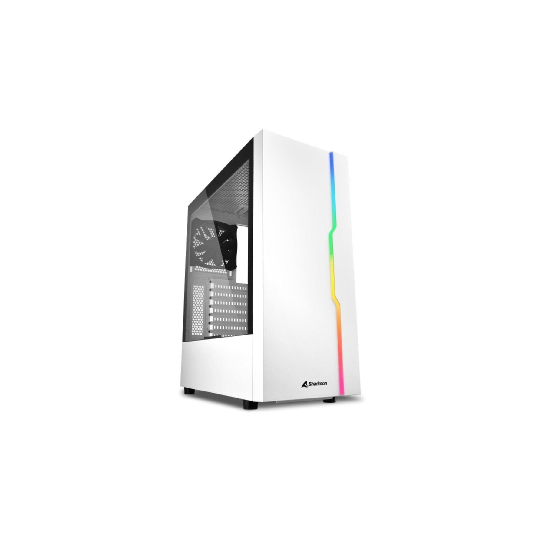 PC- Gehäuse Sharkoon RGB Slider white PC- Gehäuse Sharkoon RGB Slider white