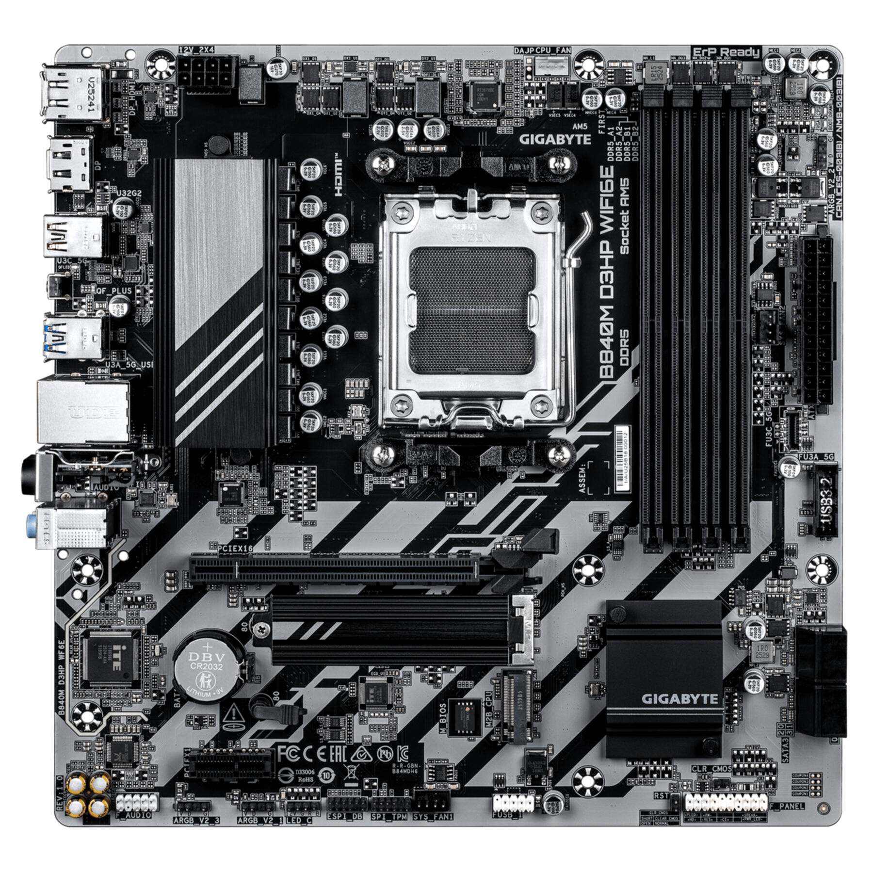Gigabyte GA-B840M D3HP WF6E (AM5) (D) Gigabyte GA-B840M D3HP WF6E (AM5) (D)