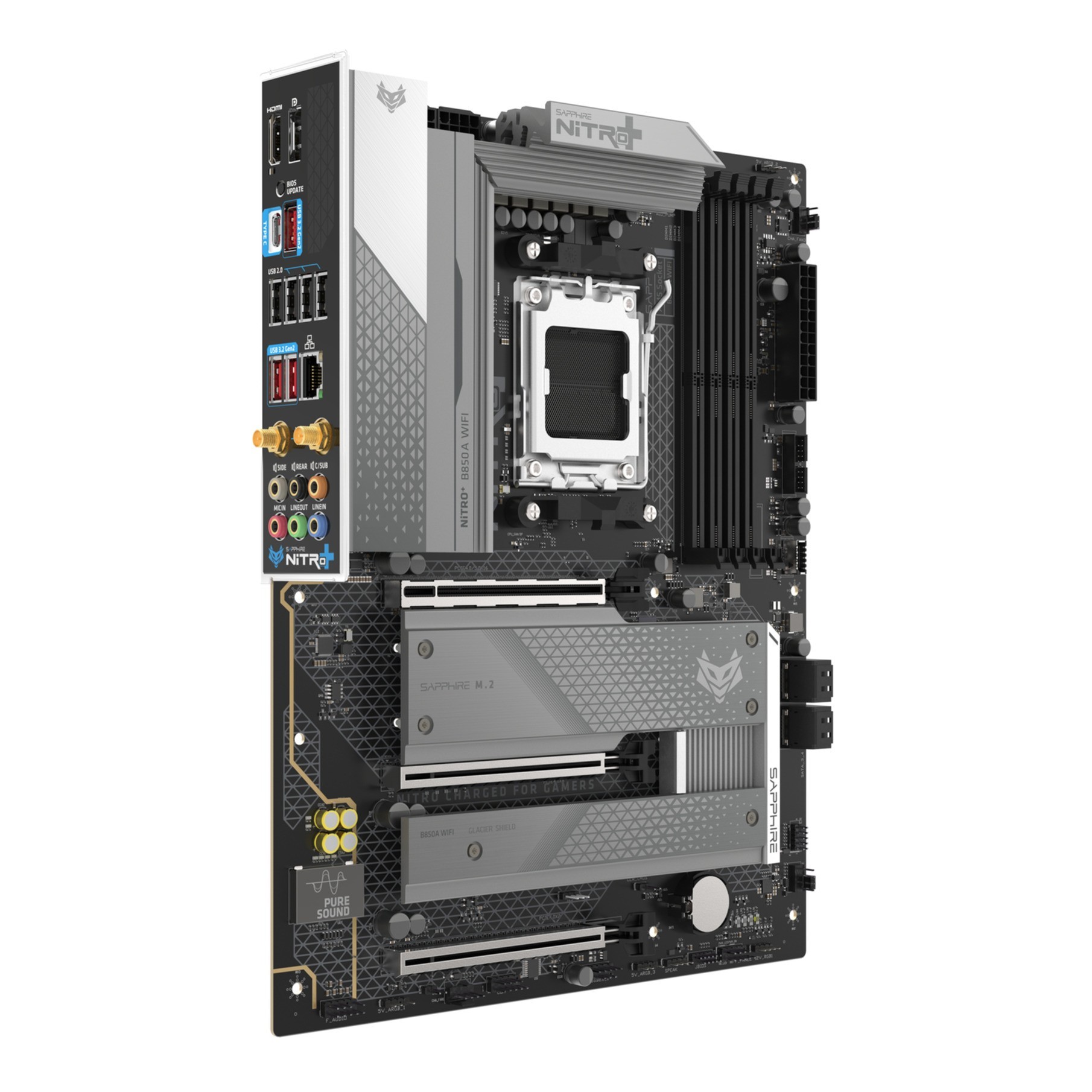 Sapphire Nitro+ B850A WIFI7 (AM5) (D) Sapphire Nitro+ B850A WIFI7 (AM5) (D)