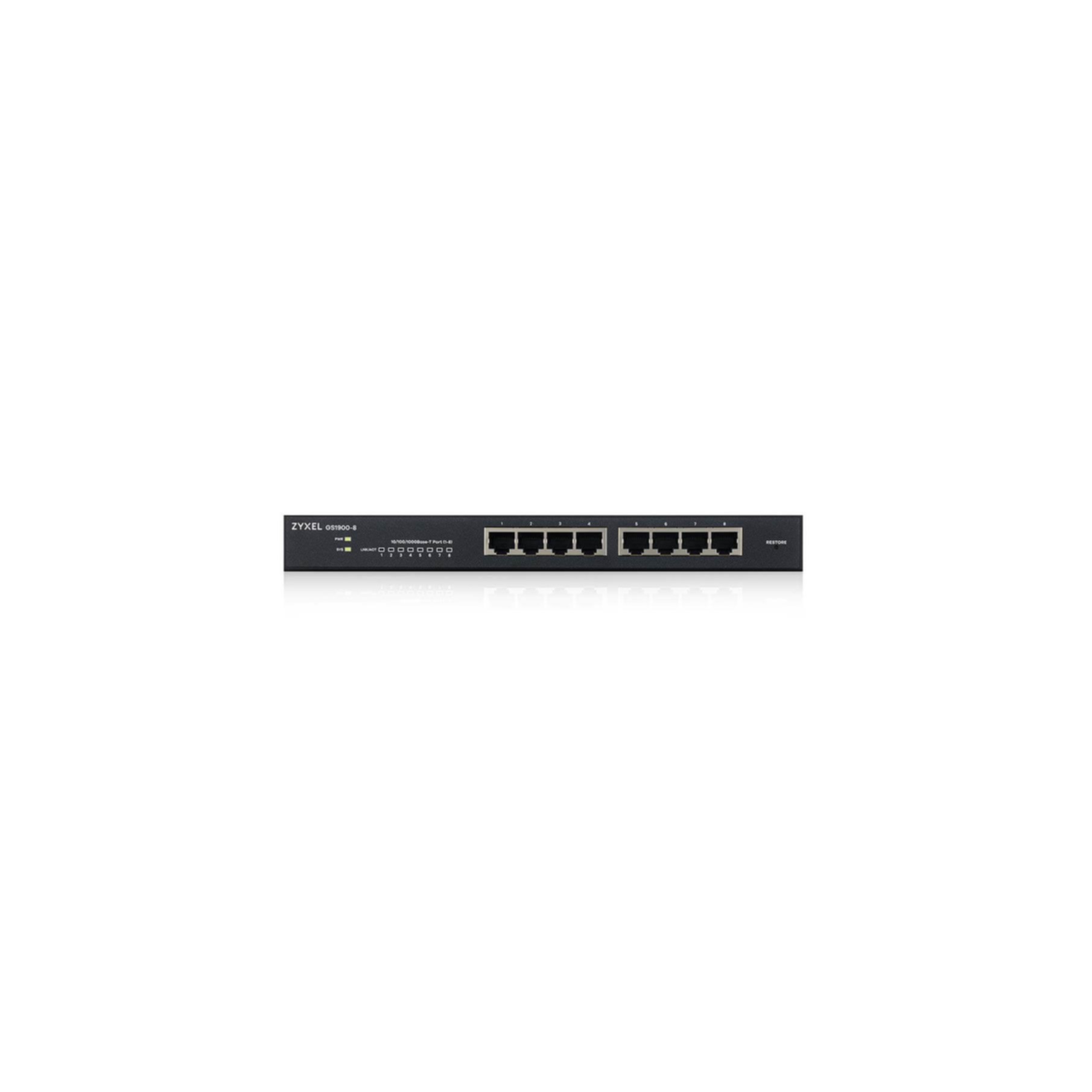 Zyxel Switch 8-port 10/100/1000 GS1900-8-EU0102F Zyxel Switch 8-port 10/100/1000 GS1900-8-EU0102F
