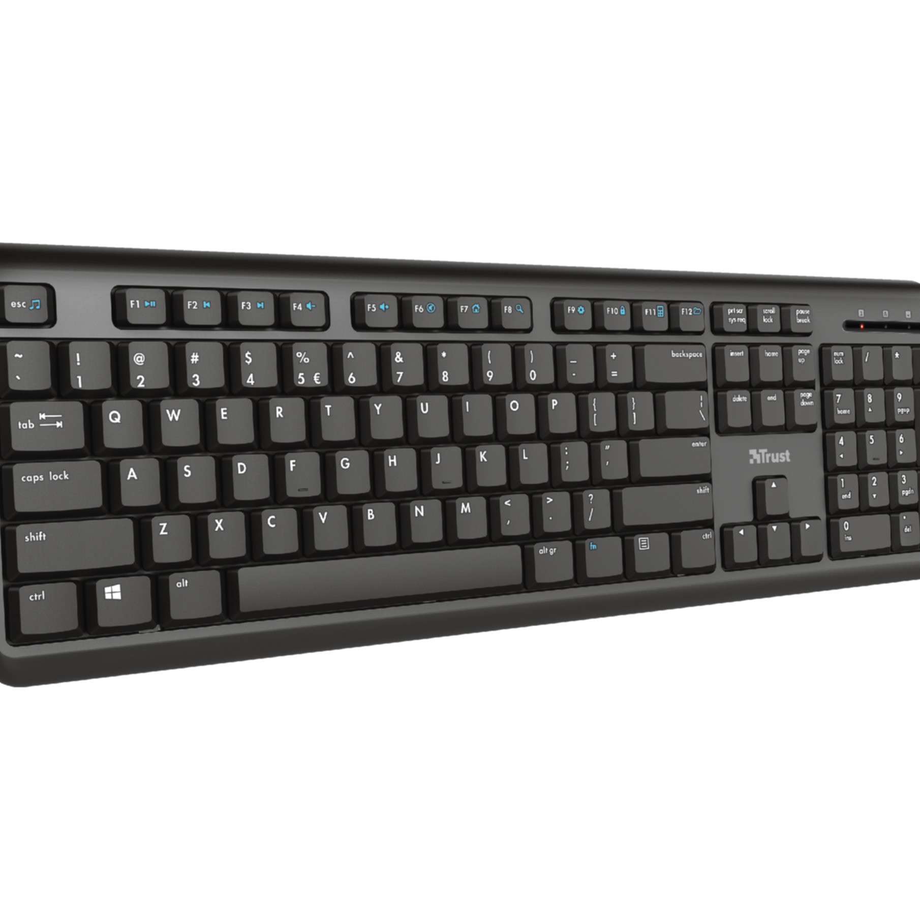 Keyboard Trust TK-350 wireless black (DE) (24415) Keyboard Trust TK-350 wireless black (DE) (24415)