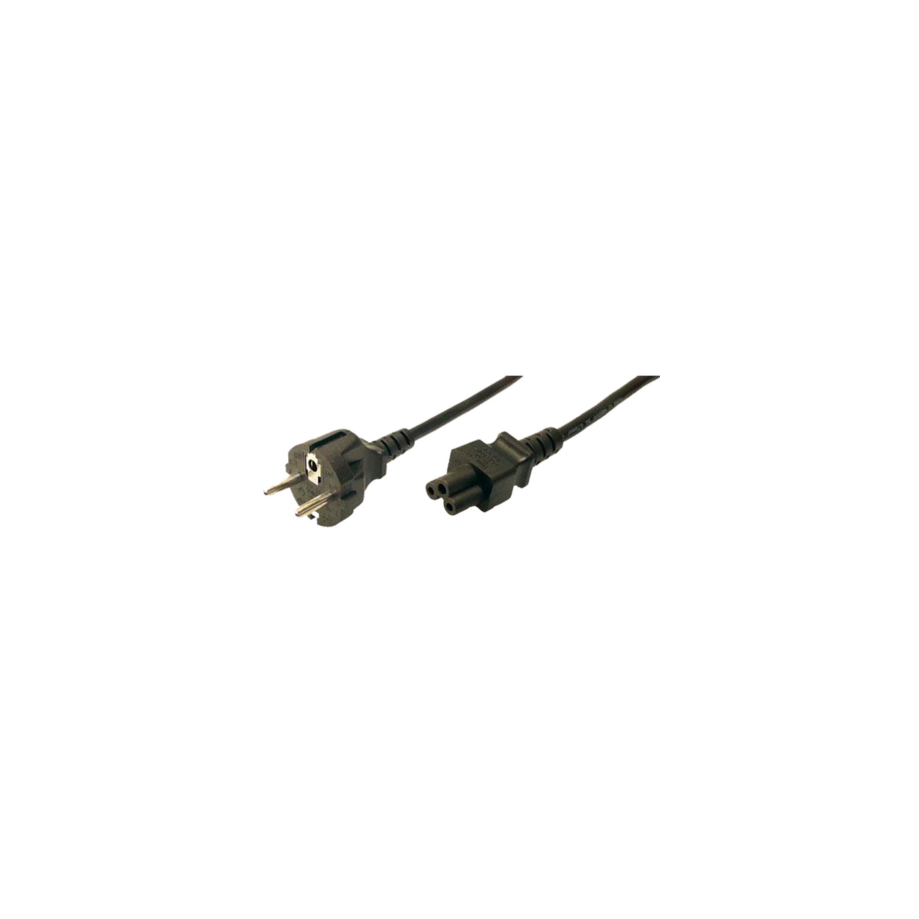 Kabel LogiLink Stromkabel power CEE 7/7 zu IEC 60320 schwarz 1,8m CP093