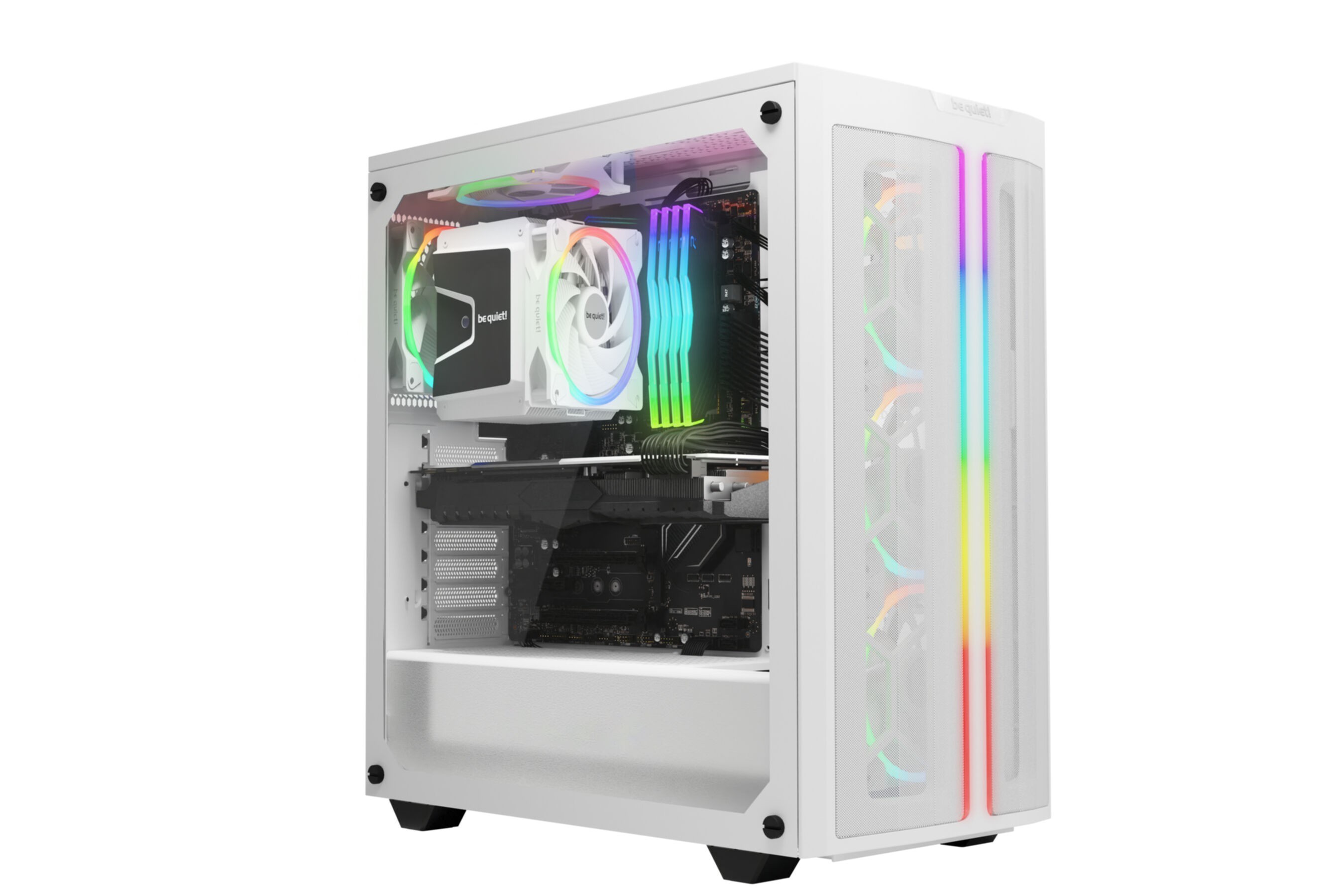 PC- Gehäuselüfter Be Quiet Light Wings 120mm PWM white (triple pack) BL100 PC- Gehäuselüfter Be Quiet Light Wings 120mm PWM white (triple pack) BL100