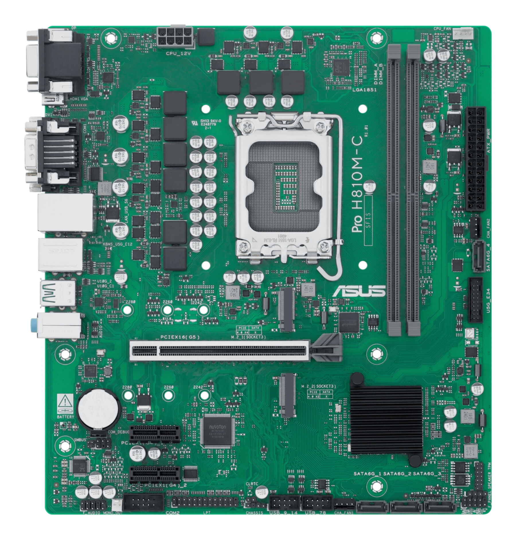 ASUS PRO H810M-C CSM (1851) (D) ASUS PRO H810M-C CSM (1851) (D)