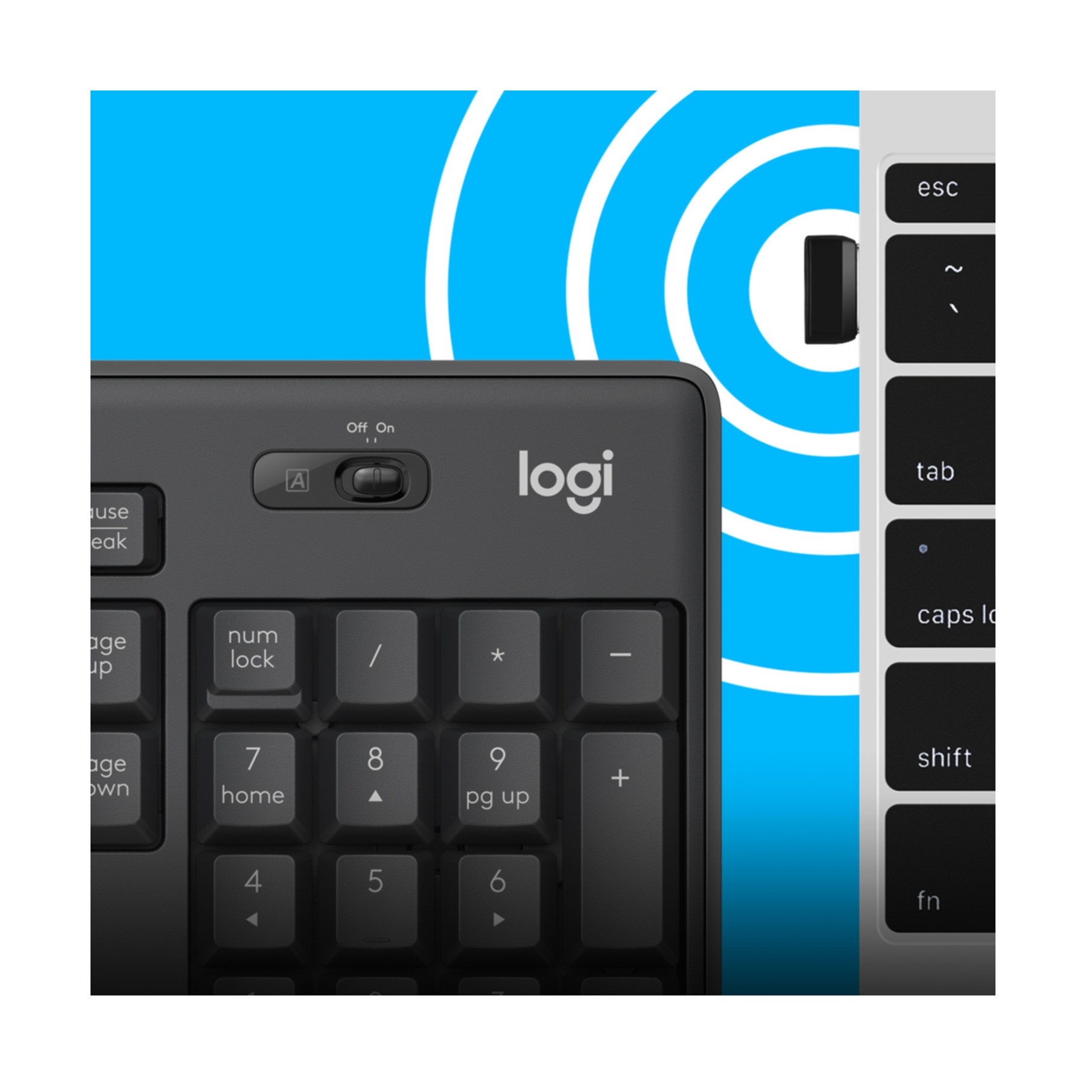 Keyboard & Mouse Logitech MK295 Silent Wireless Combo (US) (920-009800) [B-Ware]