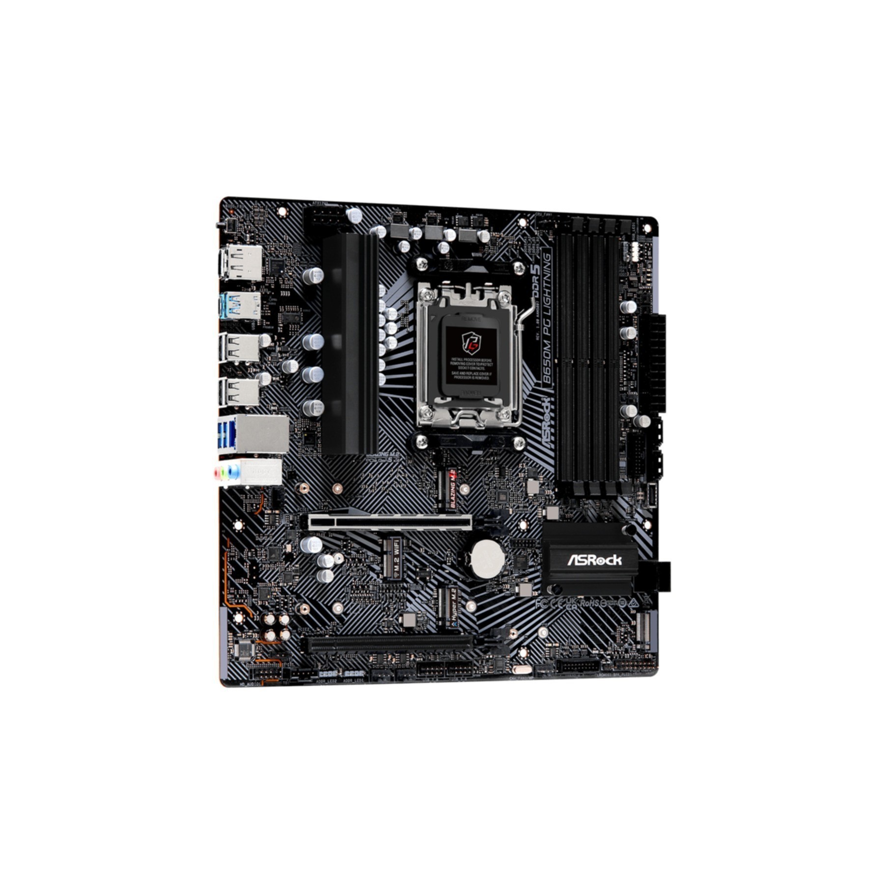 ASROCK B650M Phantom Gaming Lightning (AM5) (D) ASROCK B650M Phantom Gaming Lightning (AM5) (D)