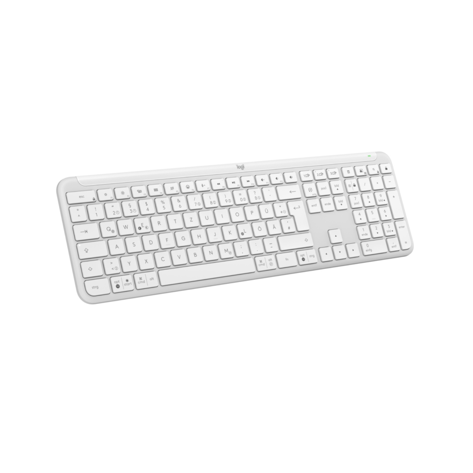 Keyboard Logitech Signature Wireless Slim K950 White (DE) (920-012452)