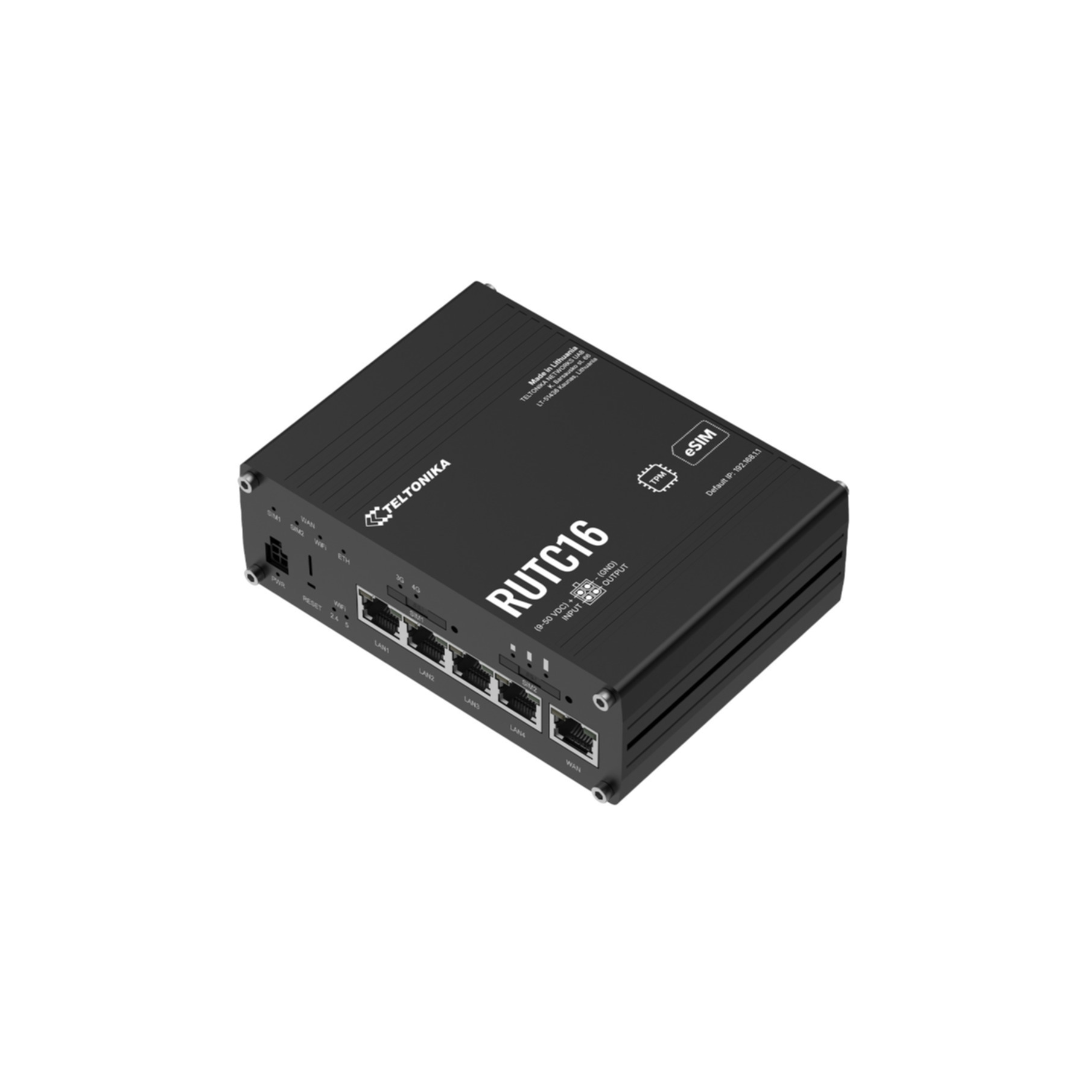 Teltonika RUTC160 Industrieller 4G LTE-Mobilfunkrouter Teltonika RUTC160 Industrieller 4G LTE-Mobilfunkrouter