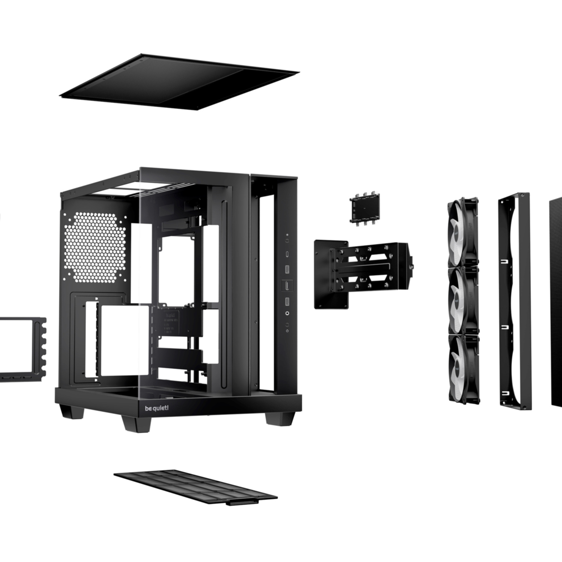 PC- Gehäuse BeQuiet Light Base 500 LX schwarz