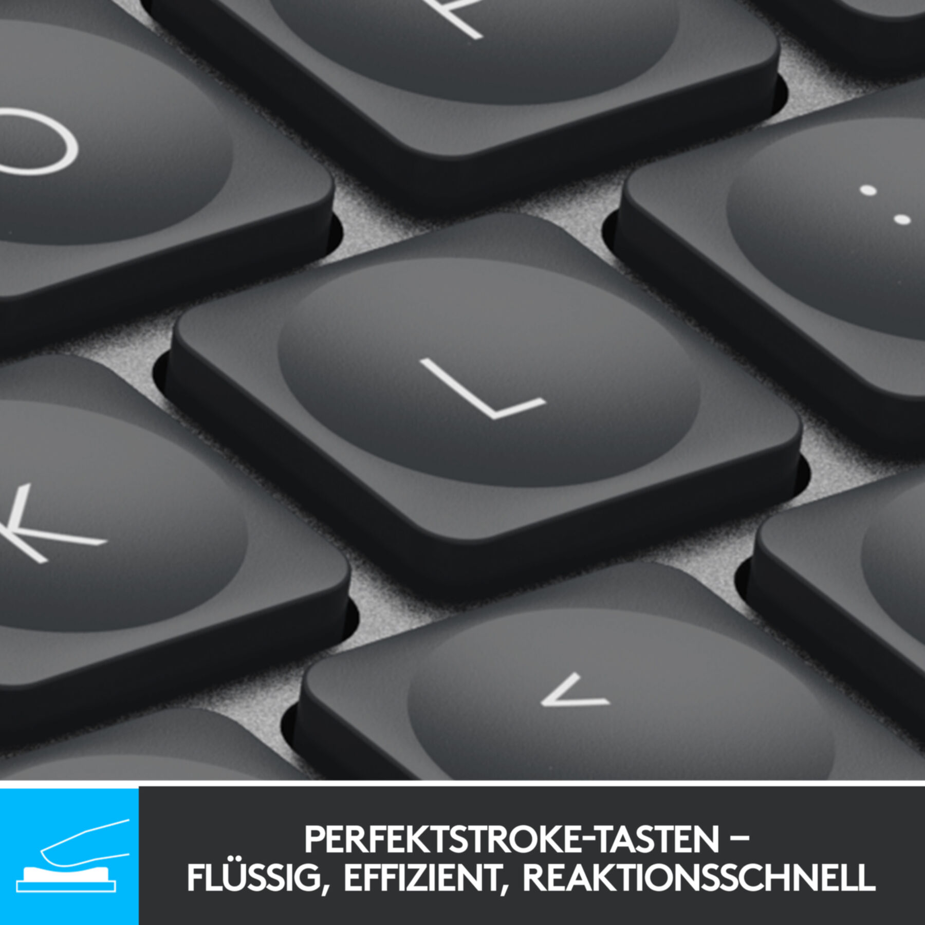 Keyboard Logitech MX Keys mini wireless Graphite (DE) (920-010479)