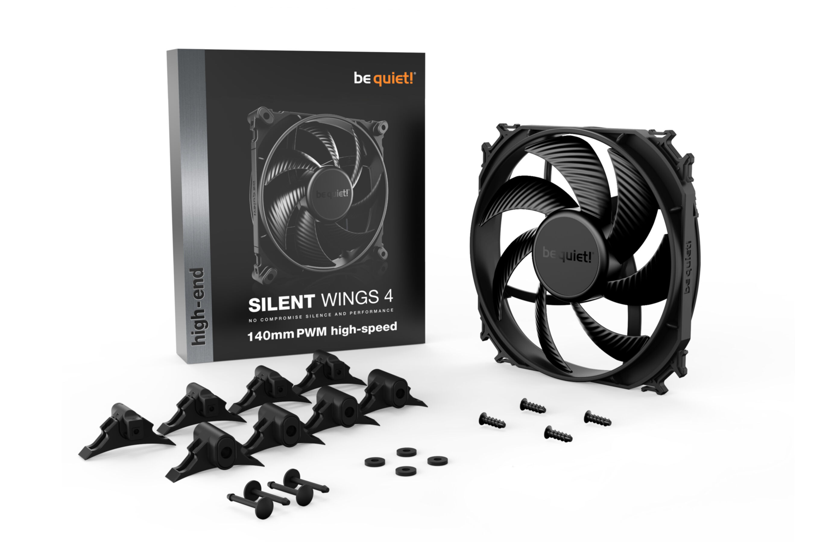 PC- Gehäuselüfter Be Quiet SilentWings 4 140mm PWM high-speed PC- Gehäuselüfter Be Quiet SilentWings 4 140mm PWM high-speed