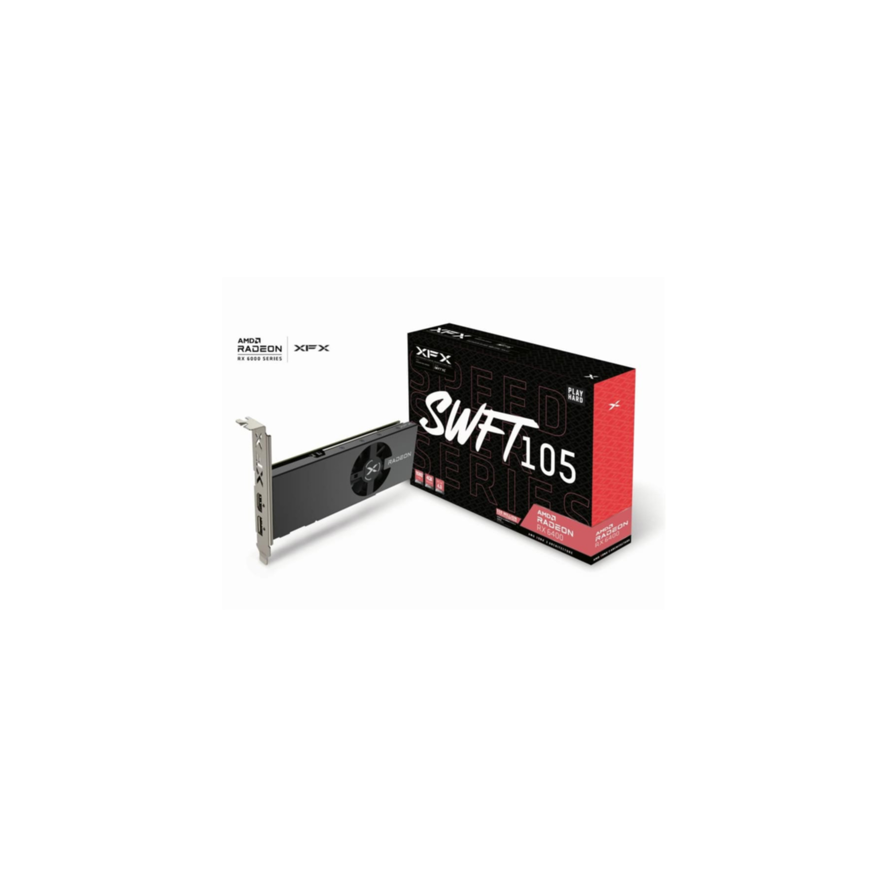VGA XFX Radeon RX 6400 4GB SPEEDSTER SWFT105