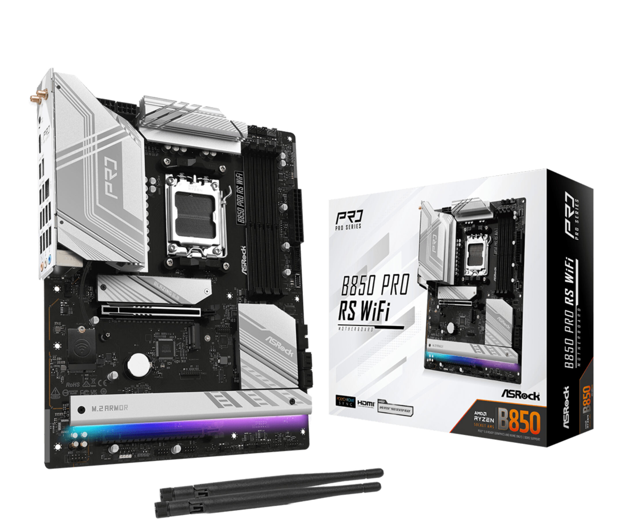 ASROCK B850 Pro RS WiFi (AM5) (D) ASROCK B850 Pro RS WiFi (AM5) (D)