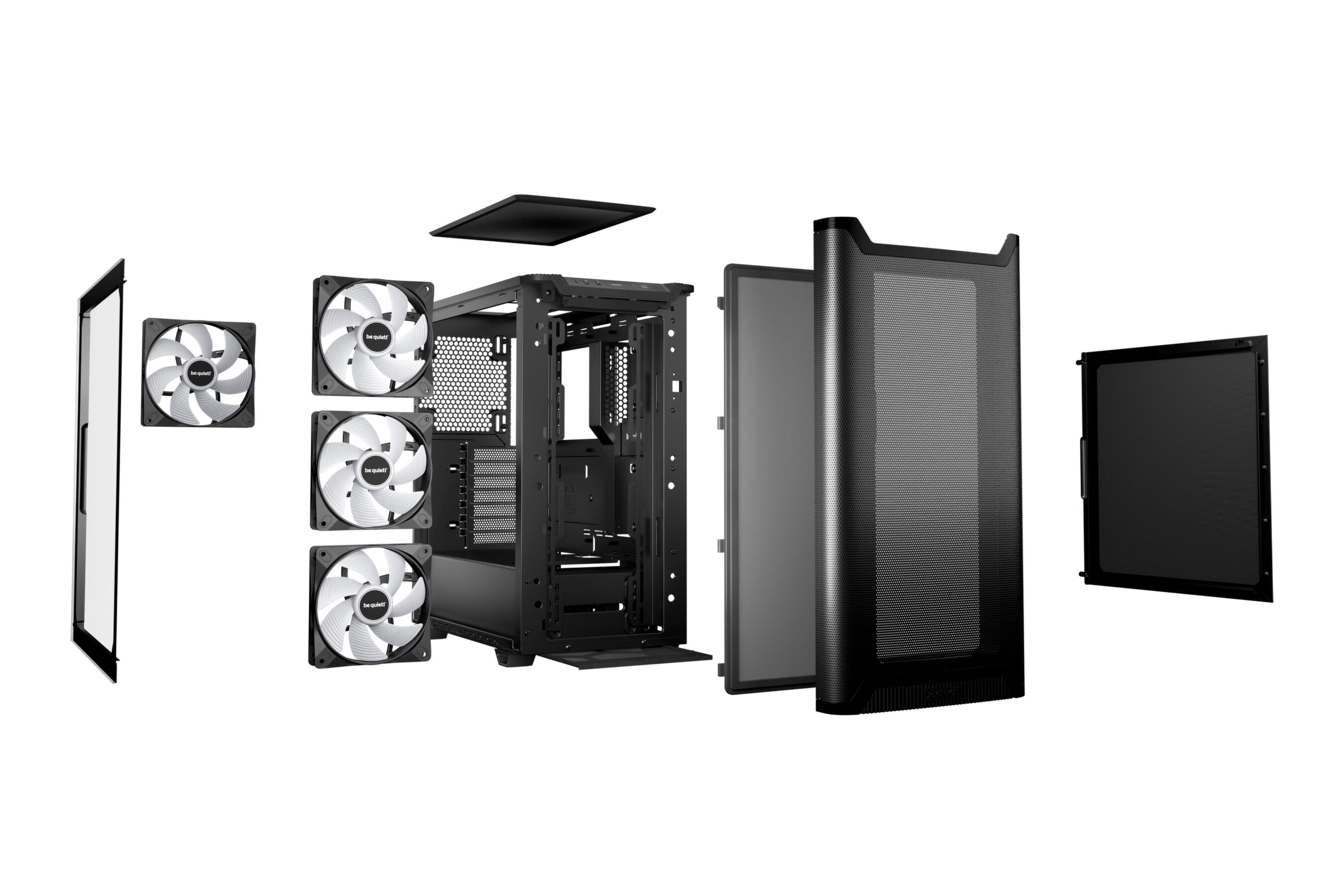 PC- Gehäuse BeQuiet Pure Base 501 LX black