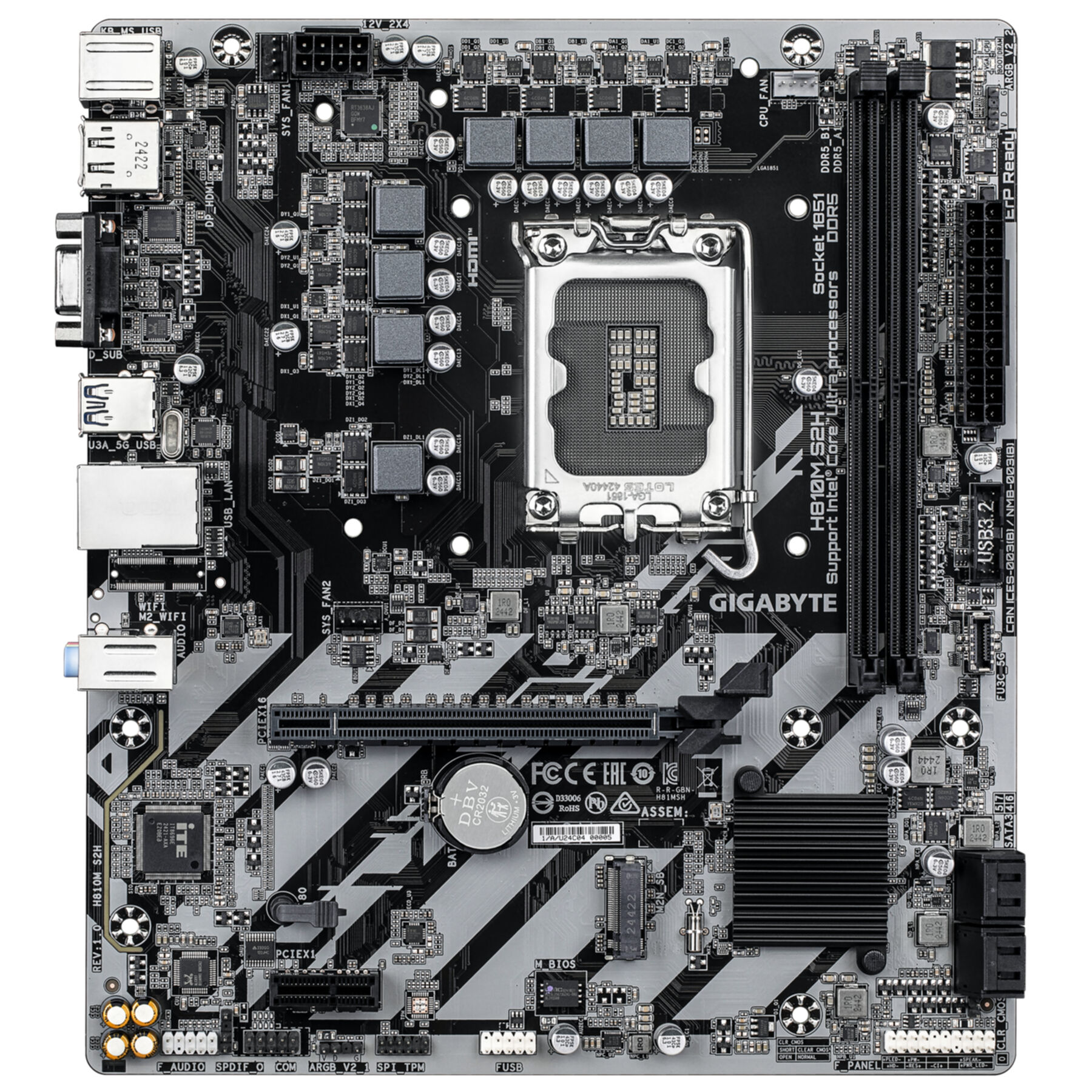Gigabyte GA-H810M S2H (1851) (D) Gigabyte GA-H810M S2H (1851) (D)