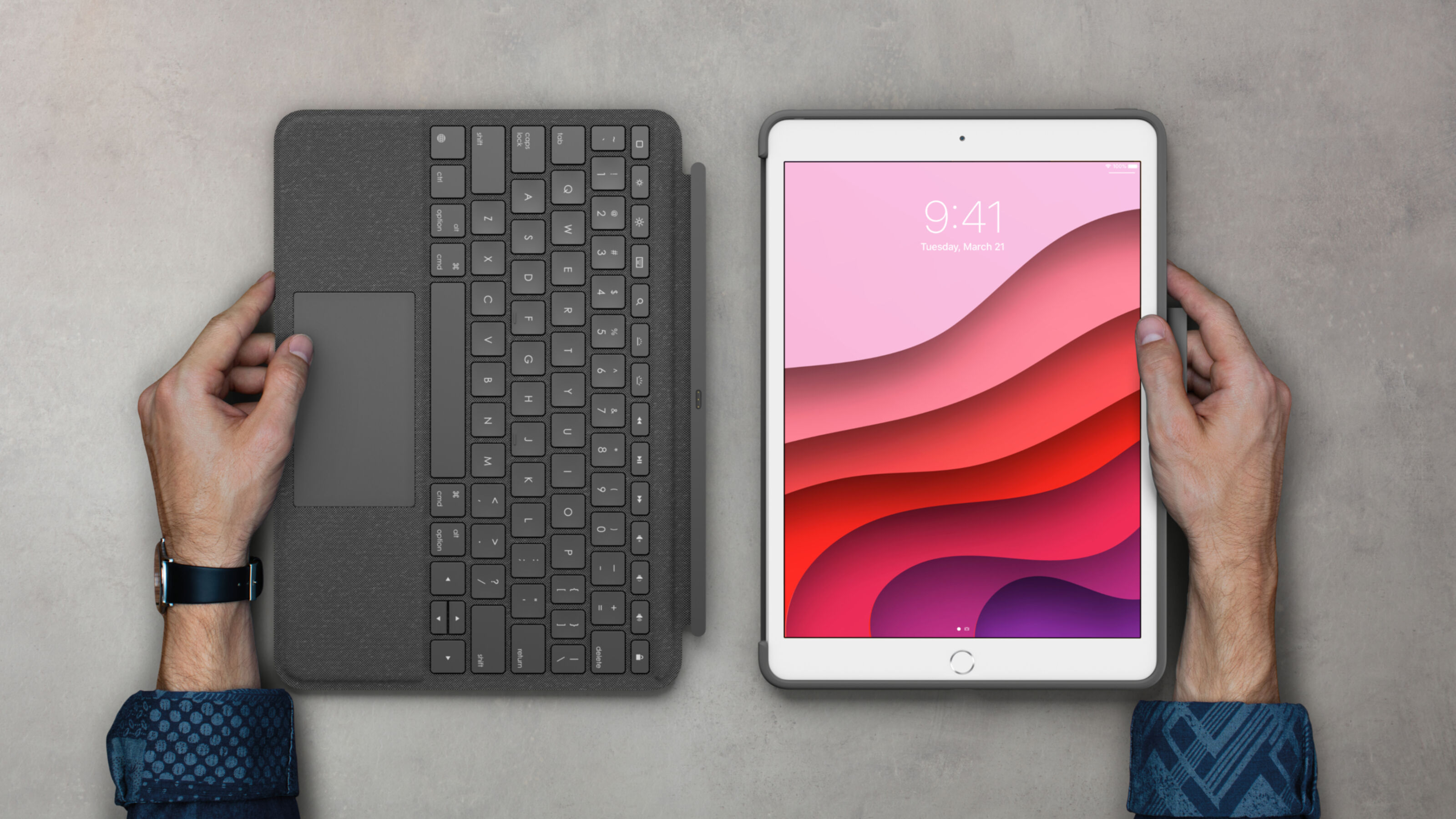 Keyboard & Touchpad Logitech ComboTouch for iPad Air and iPad Pro Graphite (920-012770) Keyboard & Touchpad Logitech ComboTouch for iPad Air and iPad Pro Graphite (920-012770)
