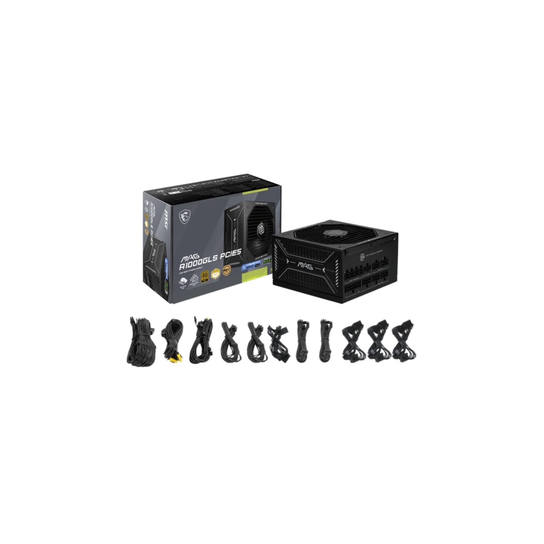 PC- Netzteil MSI MAG A1000GLS PCIE 5 306-7ZPIX11-CE0 1000W