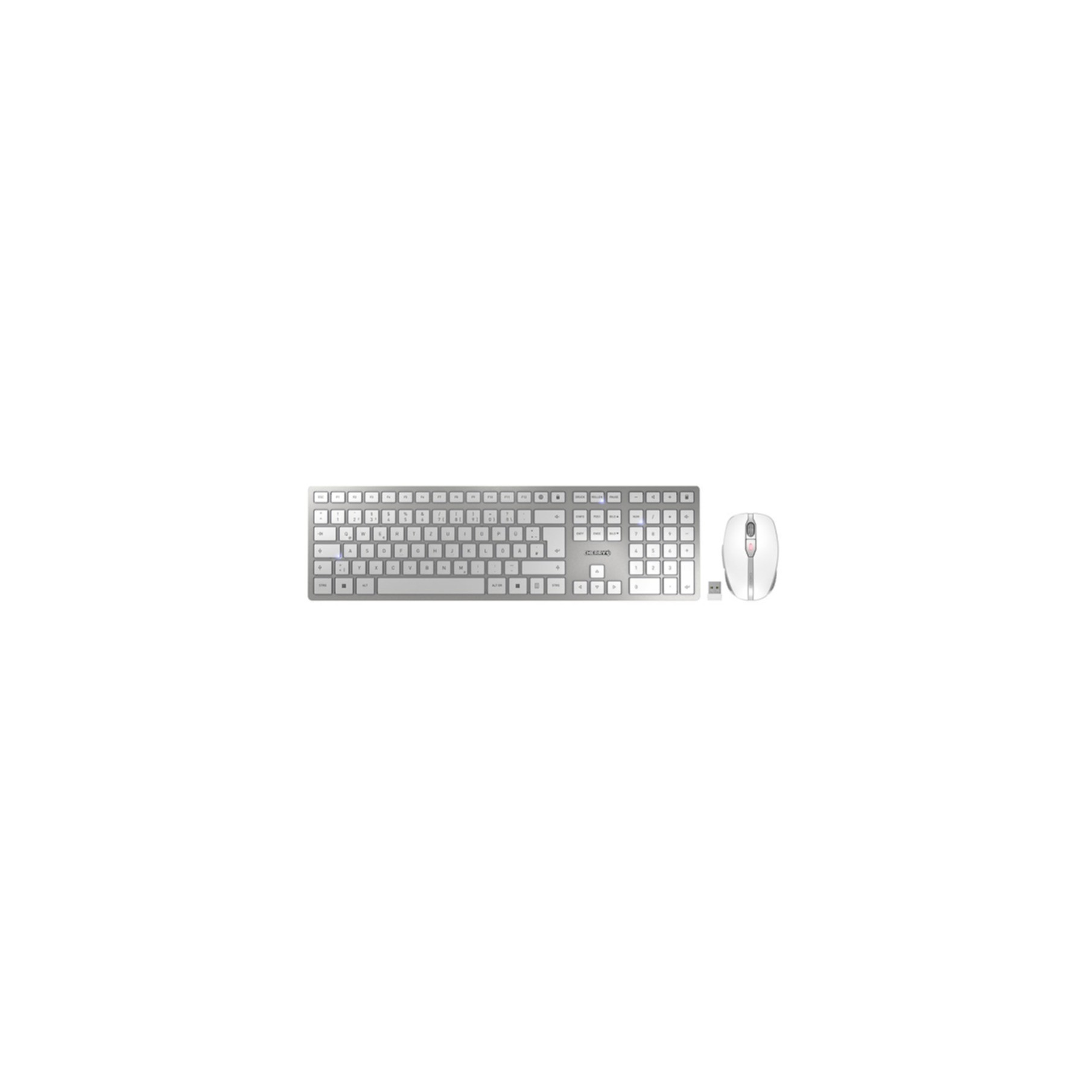 Keyboard Cherry STREAM KEYBOARD TKL (JK-8600DE-0) - USB - Weiß [B-Ware]