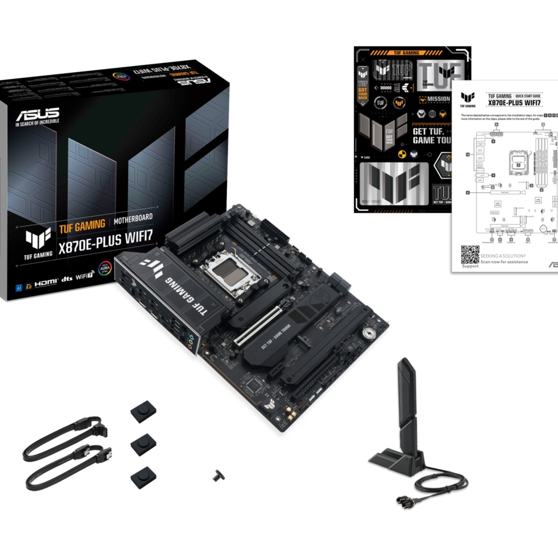 ASUS TUF X870E-PLUS Gaming WIFI7 (AM5) (D) ASUS TUF X870E-PLUS Gaming WIFI7 (AM5) (D)