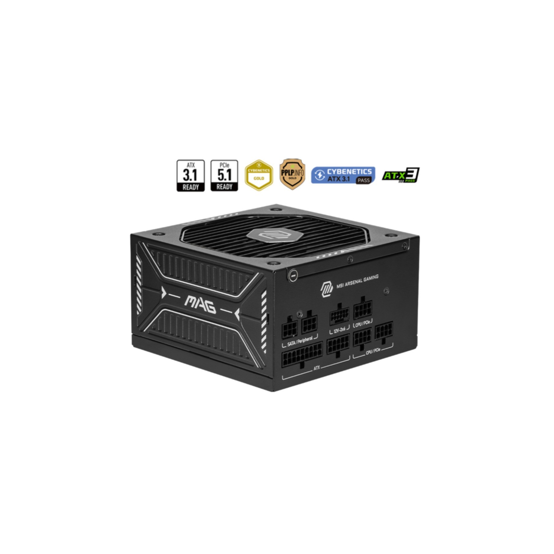 PC- Netzteil MSI MAG A750GLS PCIE 5 306-7ZPHX11-HD8 750W
