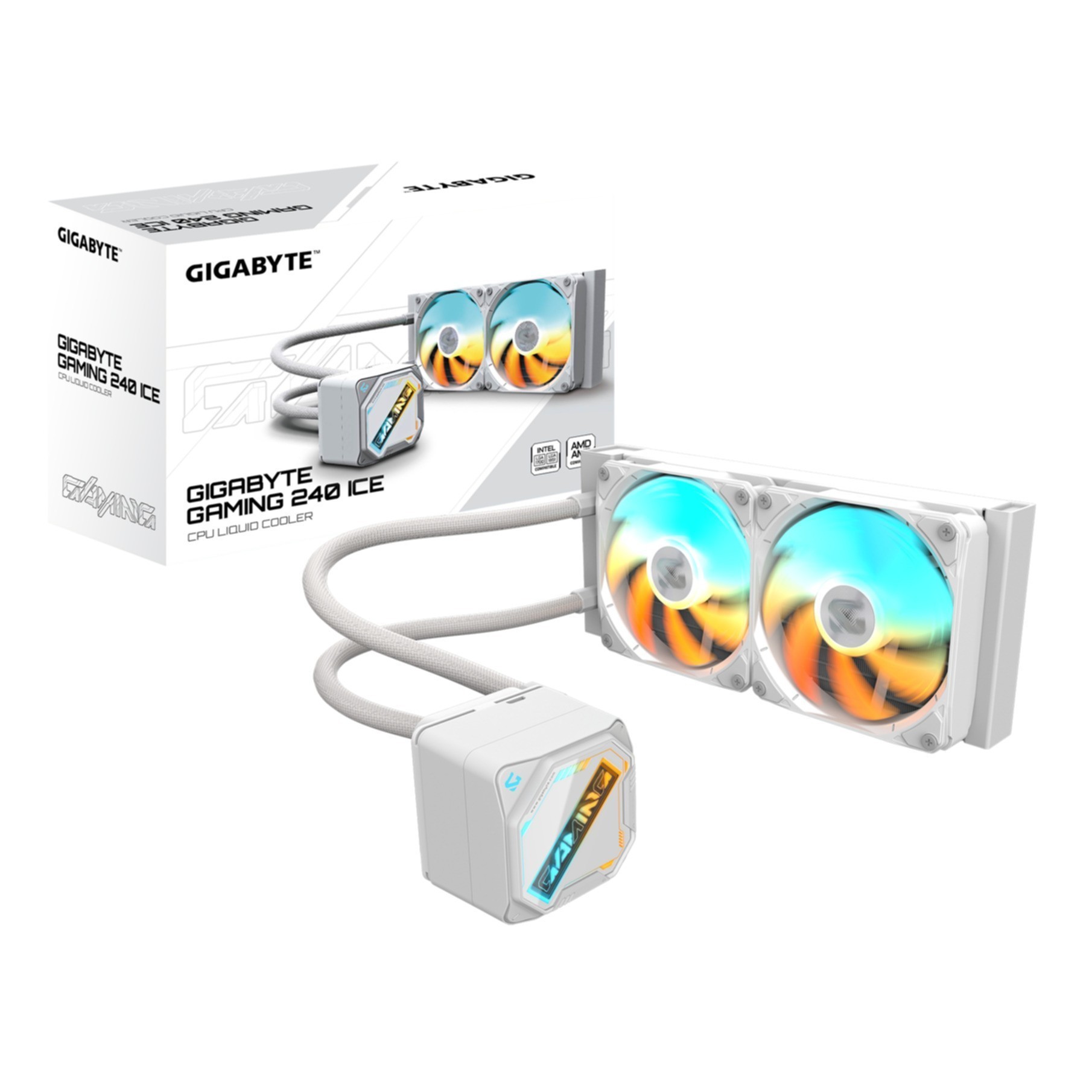 Cooler Gigabyte Gaming 240I ICE Wasserkühlung weiss AIO Wasserkühlung GP-GIGABYTE GME 240I Cooler Gigabyte Gaming 240I ICE Wasserkühlung weiss AIO Wasserkühlung GP-GIGABYTE GME 240I