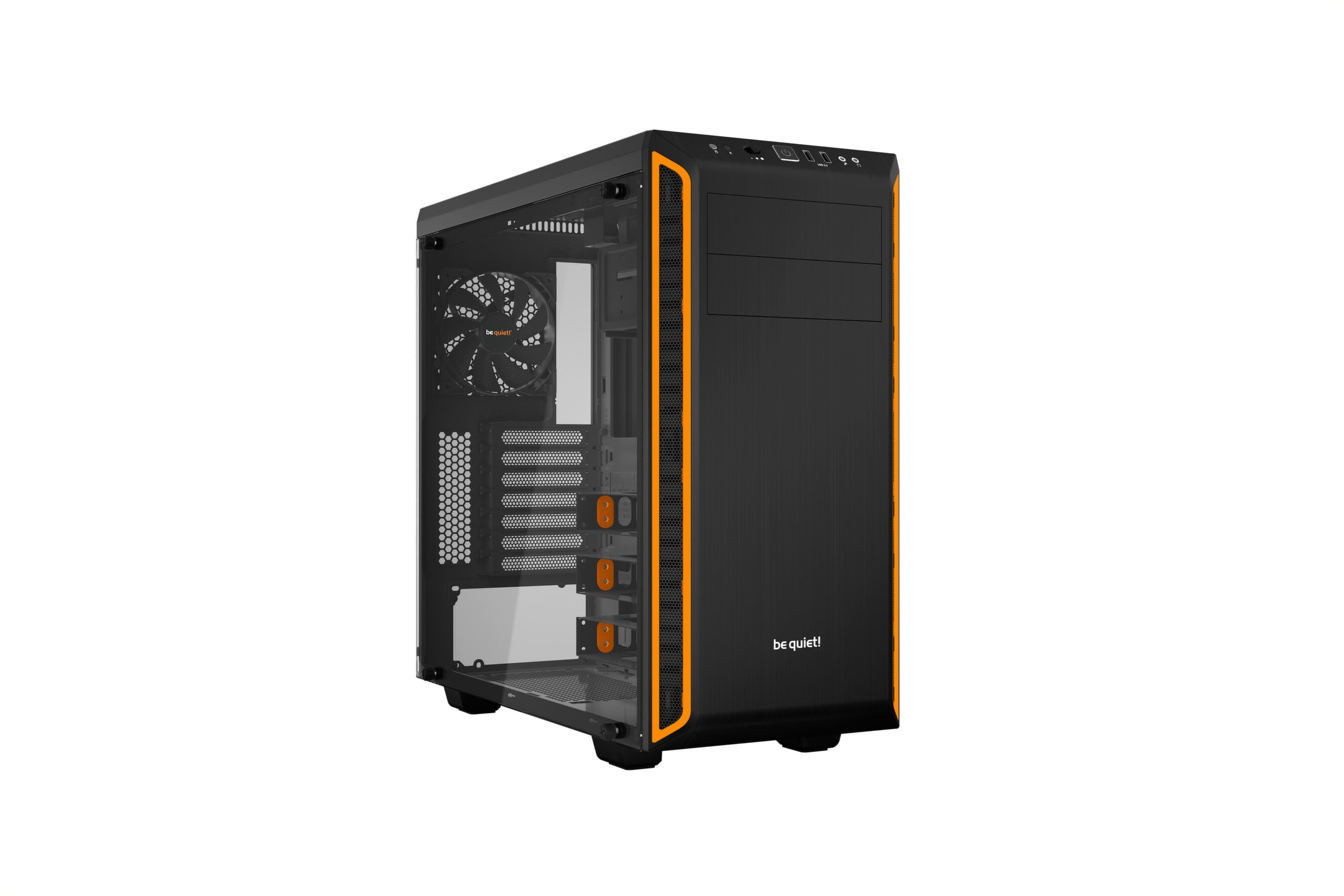 PC- Gehäuse BeQuiet Pure Base 600 Window - orange PC- Gehäuse BeQuiet Pure Base 600 Window - orange