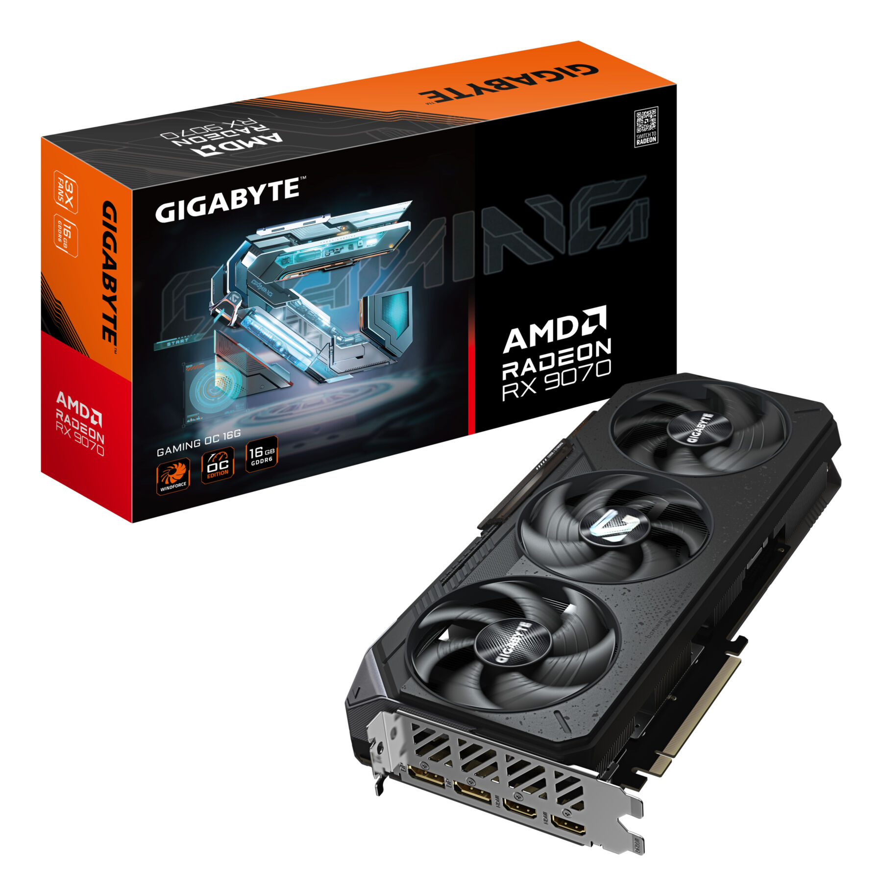 VGA Gigabyte Radeon RX 9070 GAMING 16GB OC VGA Gigabyte Radeon RX 9070 GAMING 16GB OC